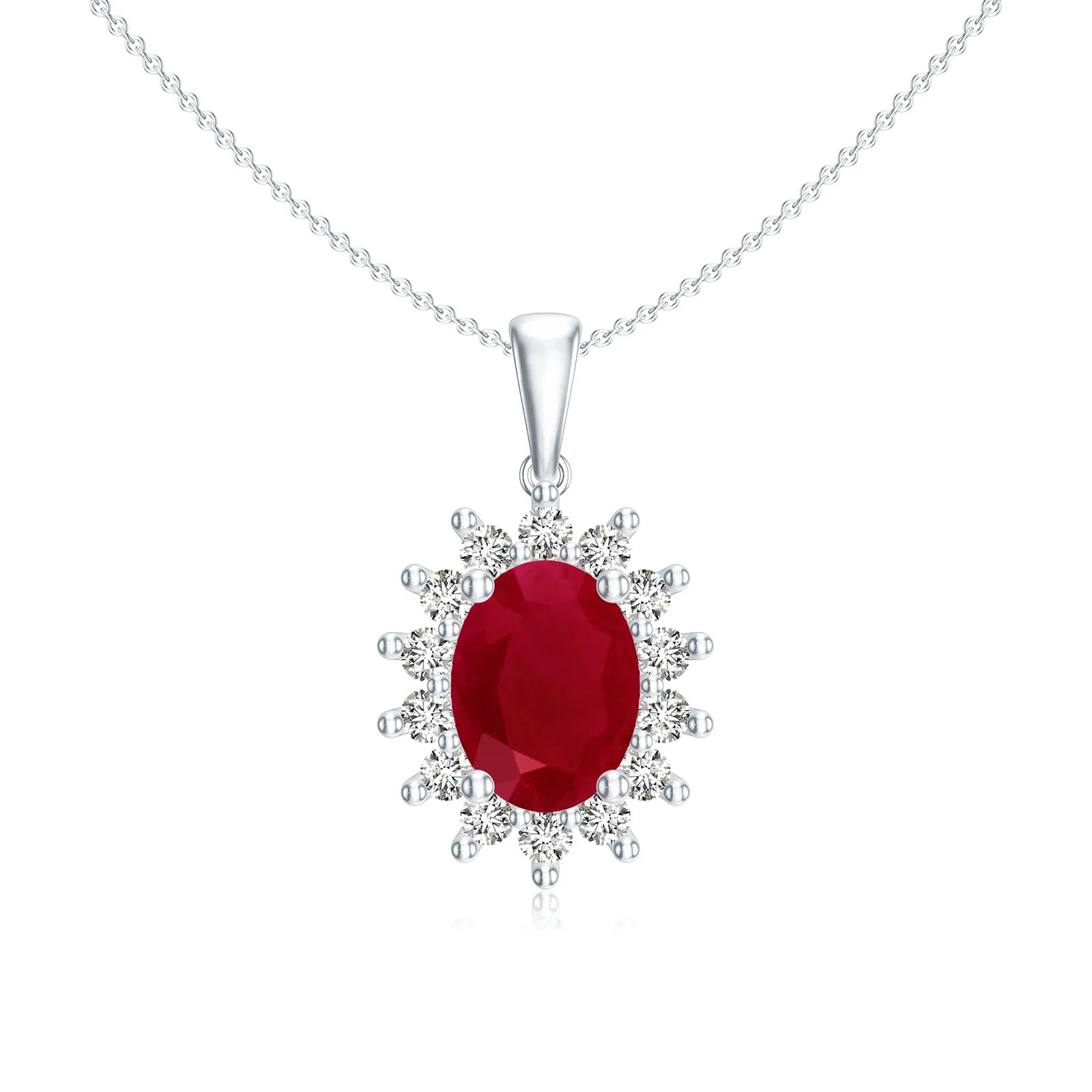 18K White Gold Vermeil