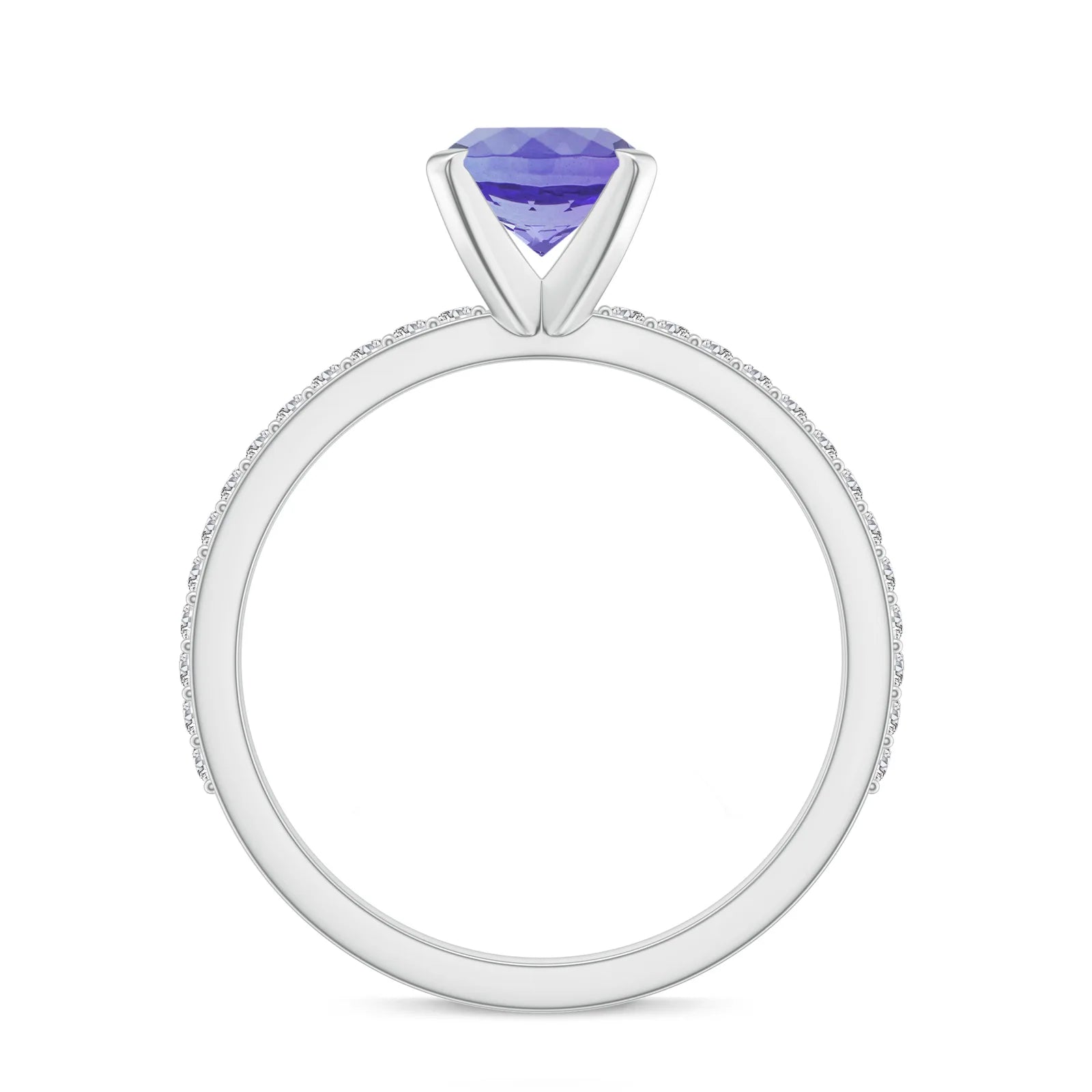 18K White Gold Vermeil