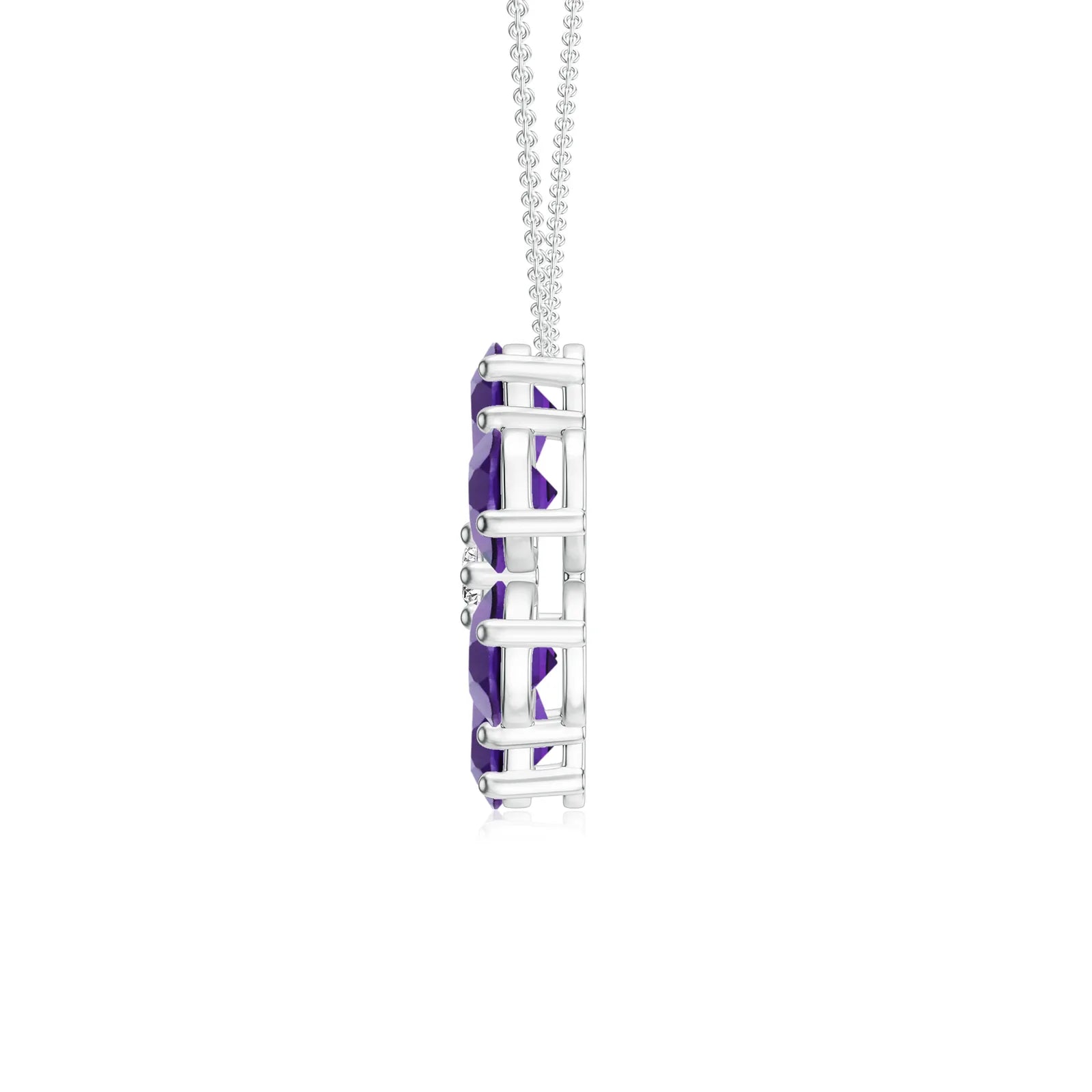 18K White Gold Vermeil