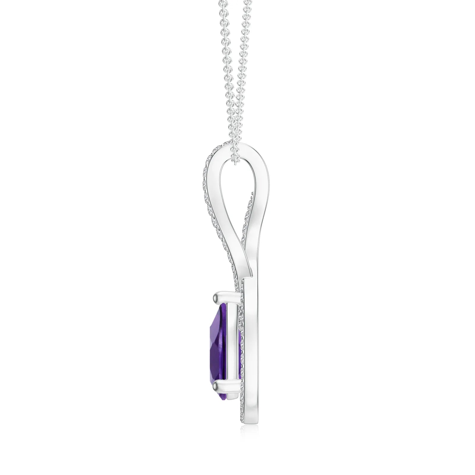 18K White Gold Vermeil
