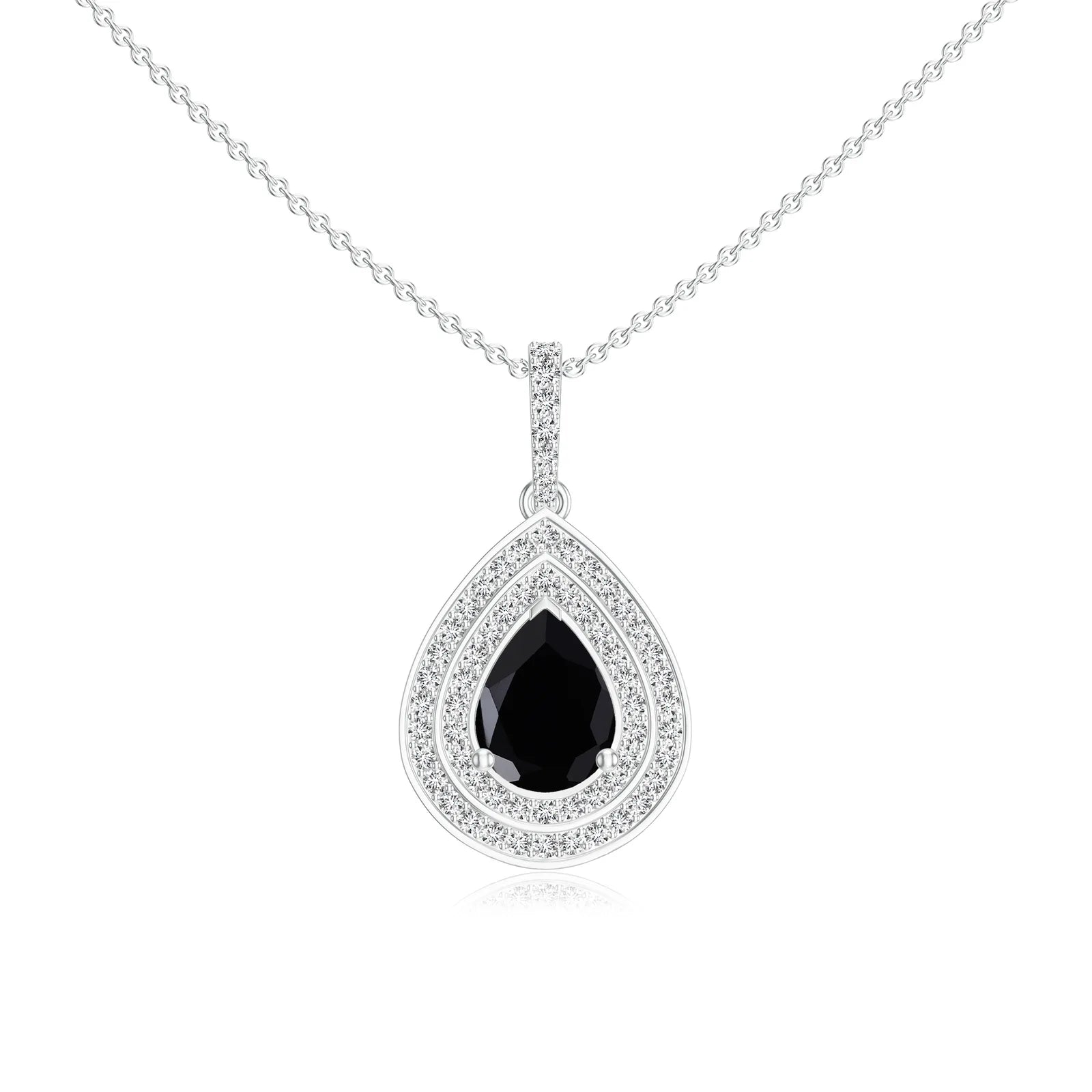 18K White Gold Vermeil