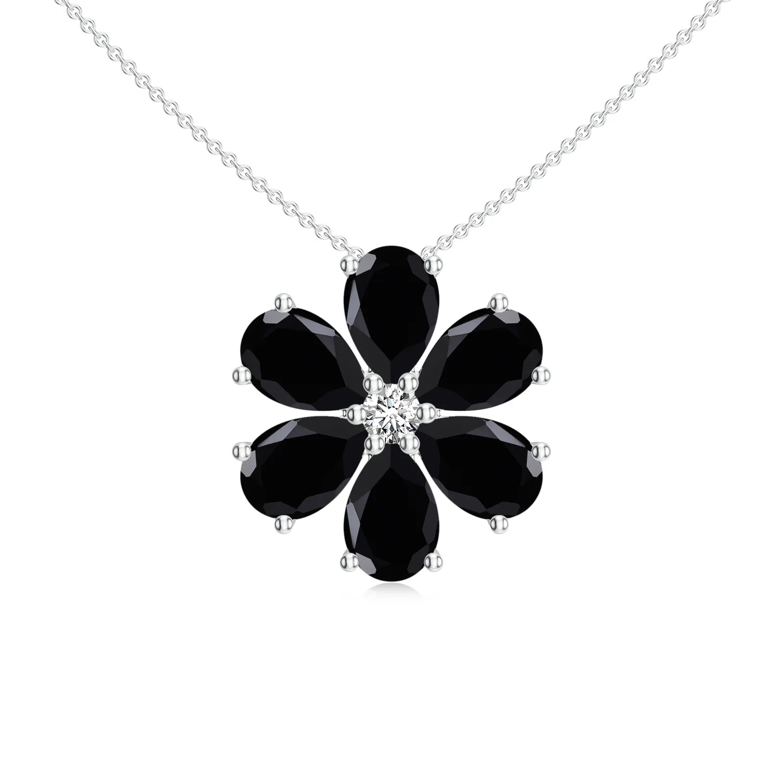 18K White Gold Vermeil