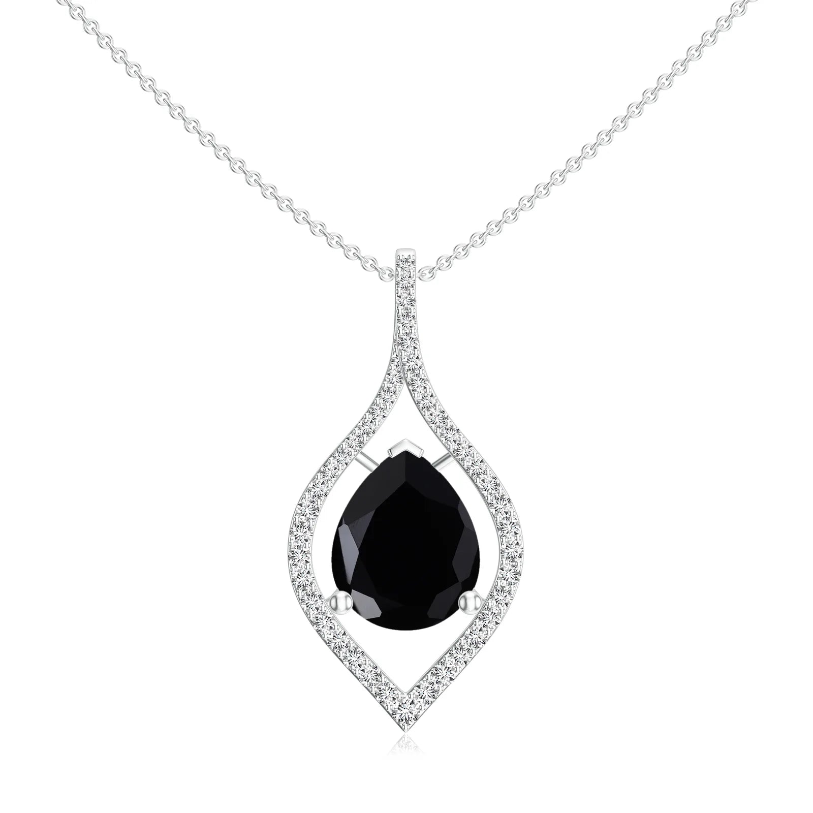 18K White Gold Vermeil