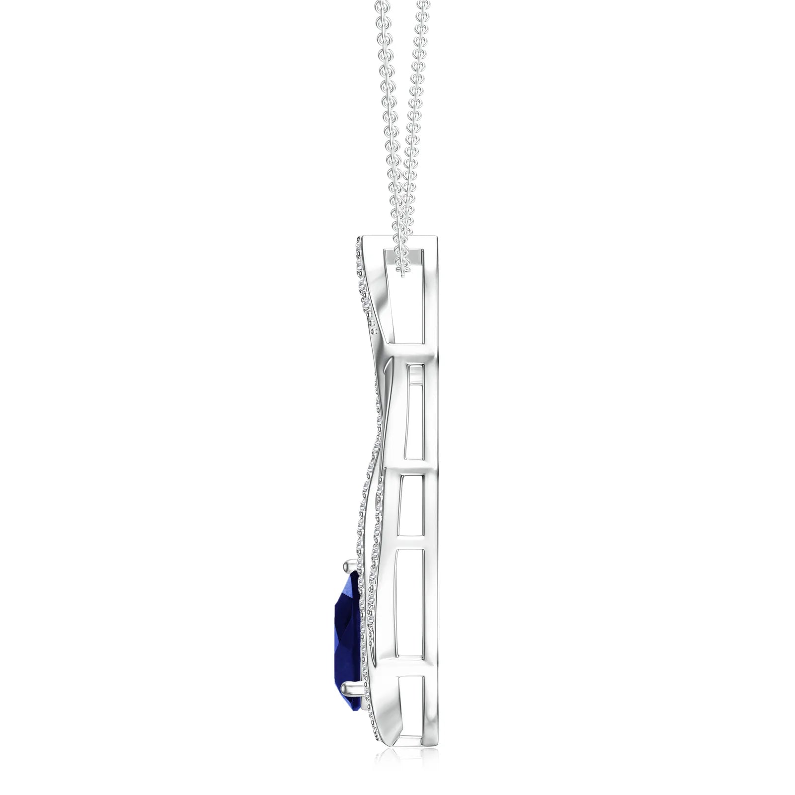 18K White Gold Vermeil