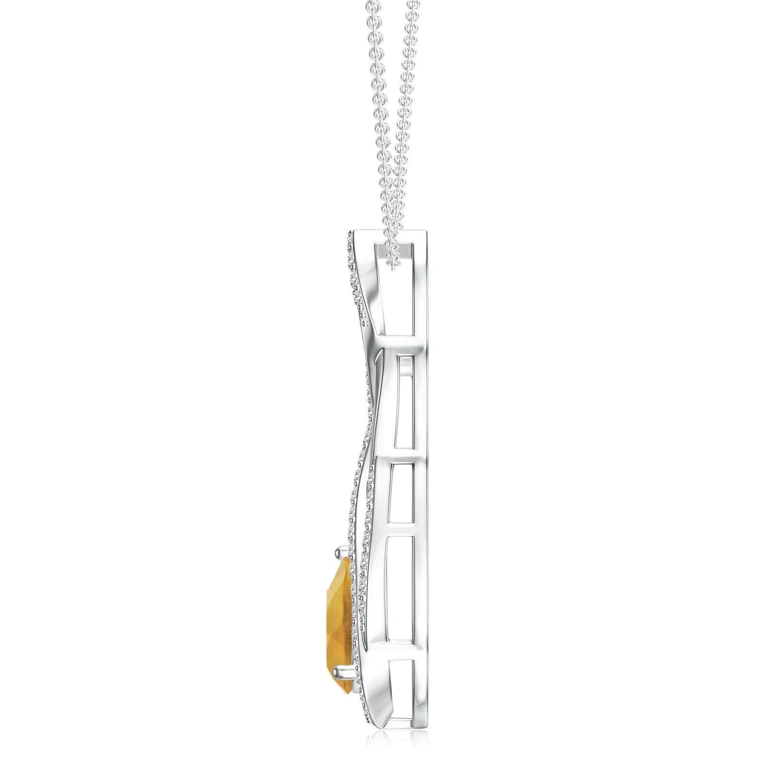 18K White Gold Vermeil