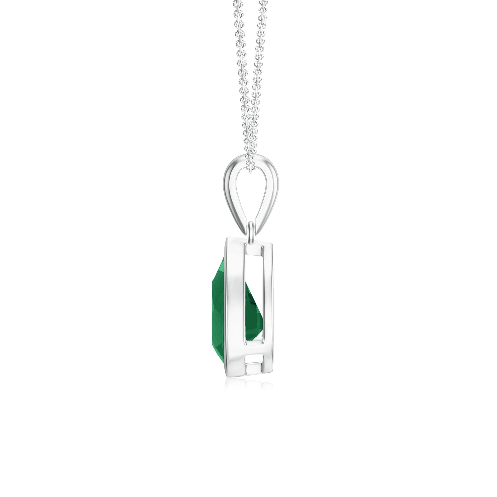 18K White Gold Vermeil