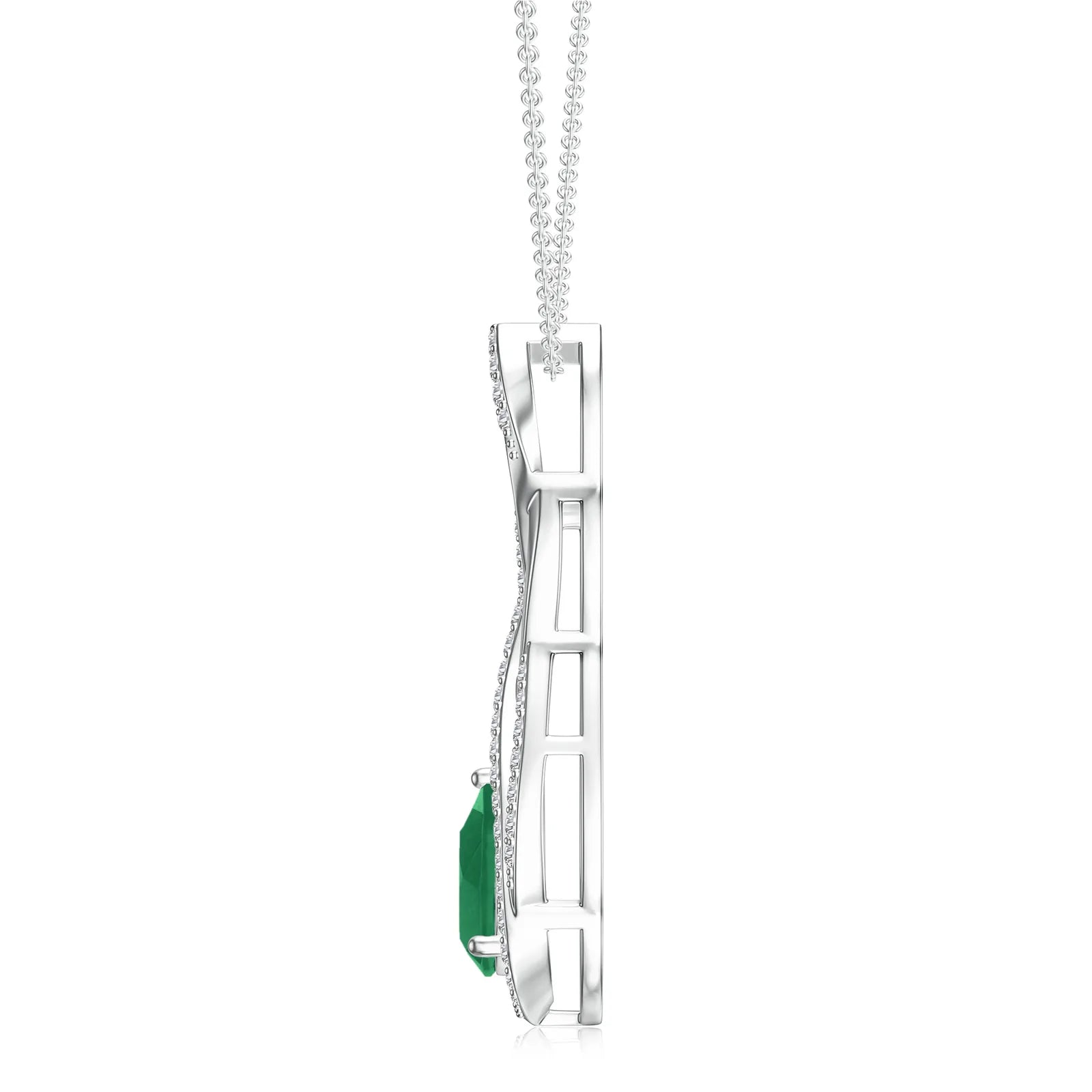 18K White Gold Vermeil