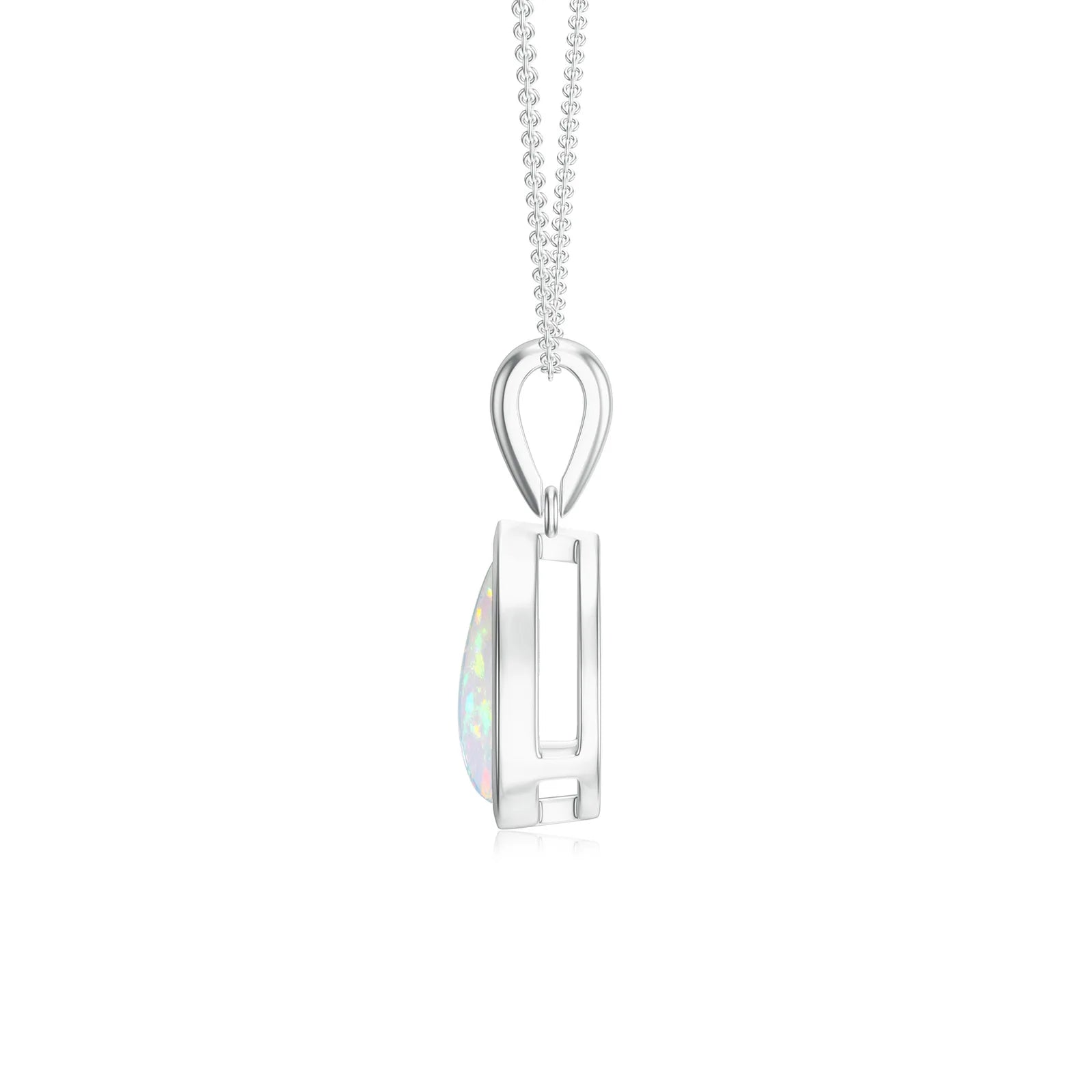 18K White Gold Vermeil