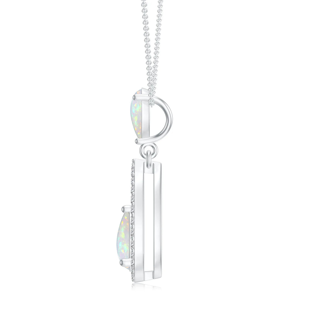 18K White Gold Vermeil