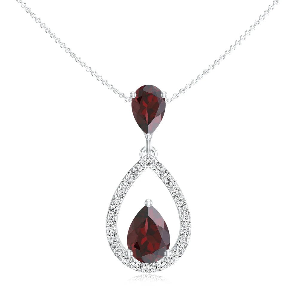 18K White Gold Vermeil