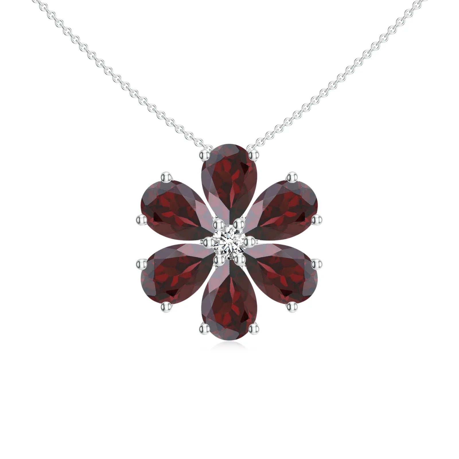 18K White Gold Vermeil