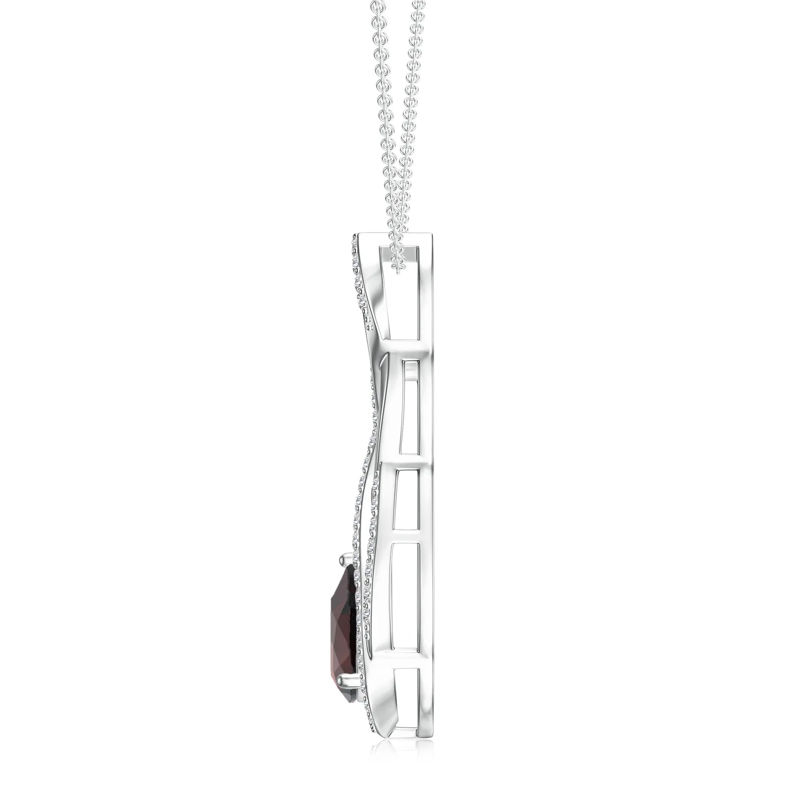 18K White Gold Vermeil