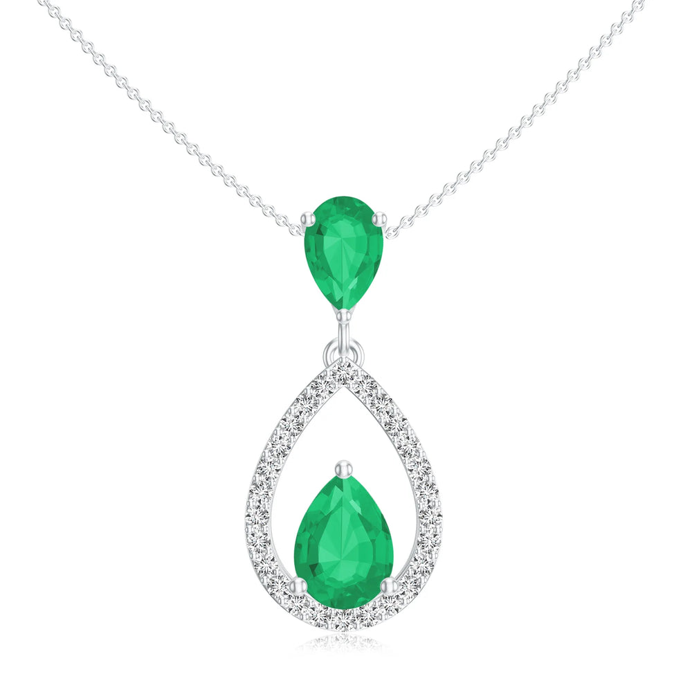 18K White Gold Vermeil