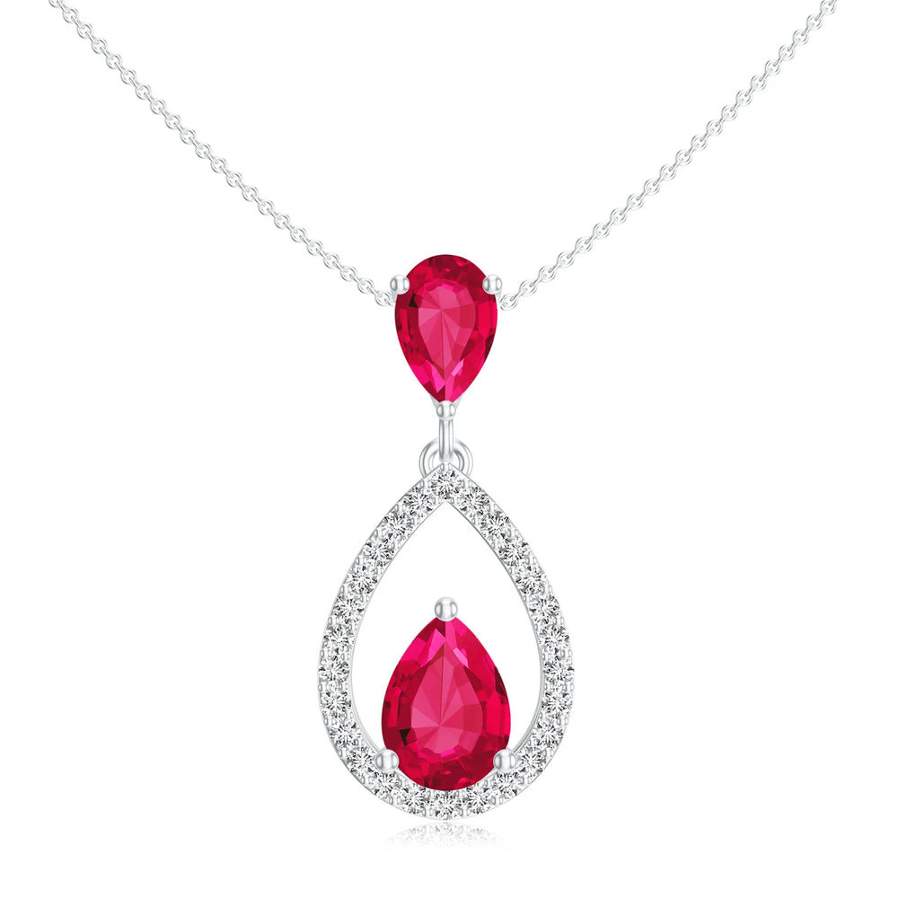 18K White Gold Vermeil