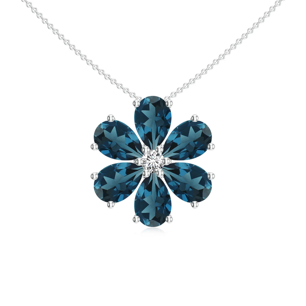 18K White Gold Vermeil