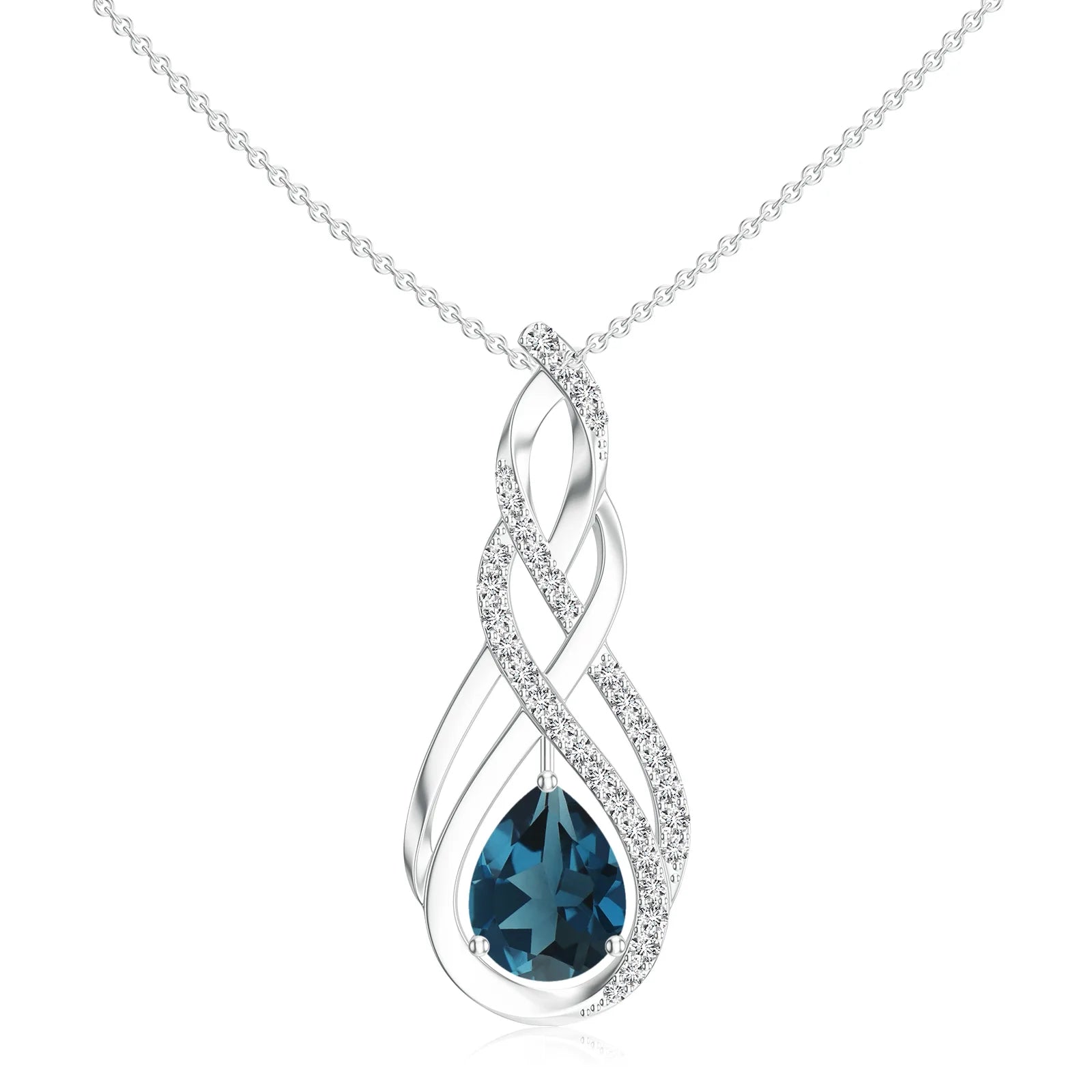 18K White Gold Vermeil