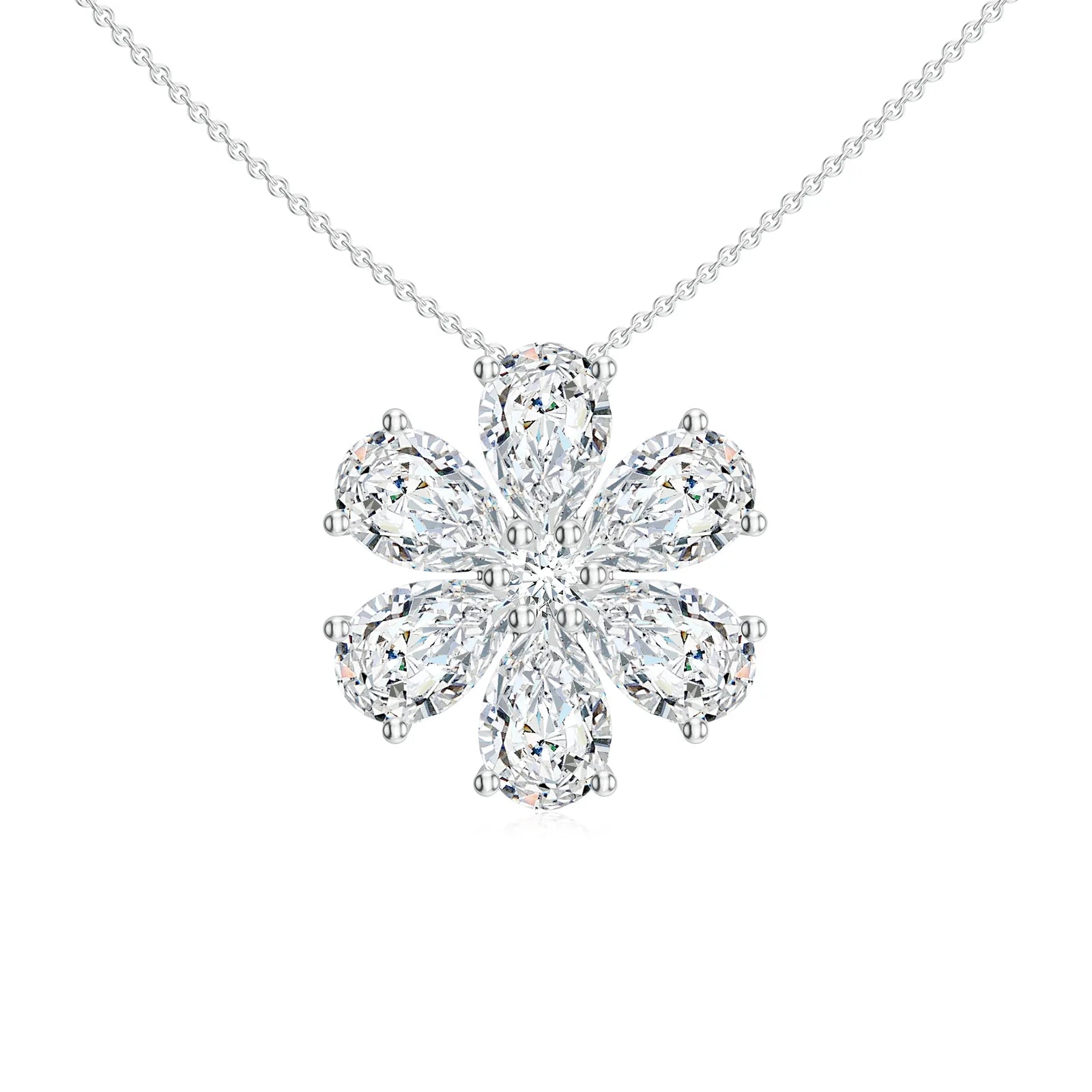 18K White Gold Vermeil