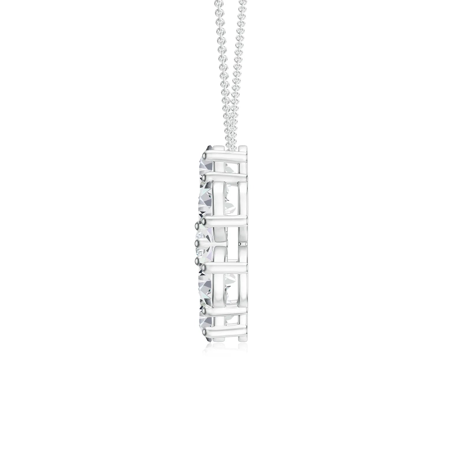 18K White Gold Vermeil