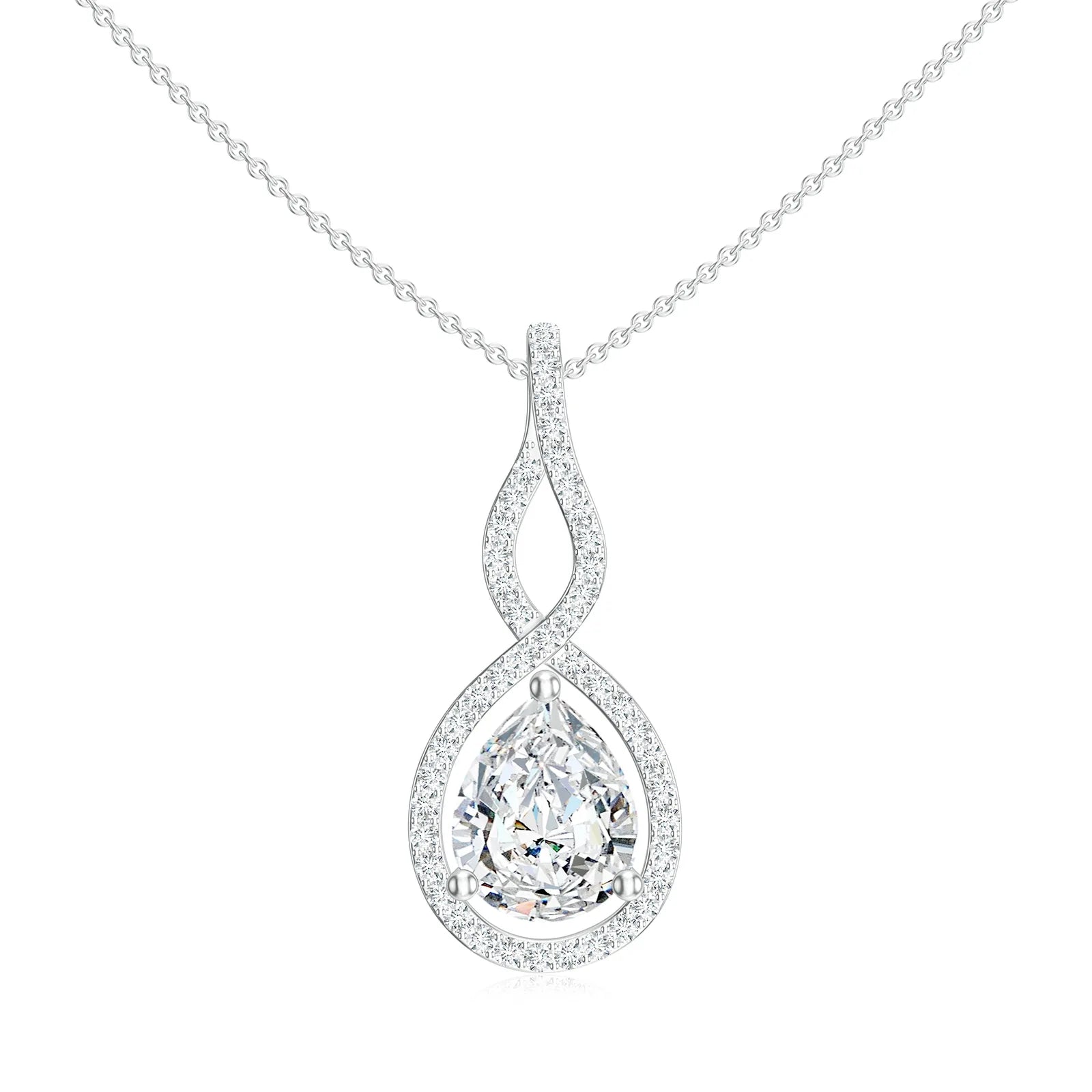 18K White Gold Vermeil