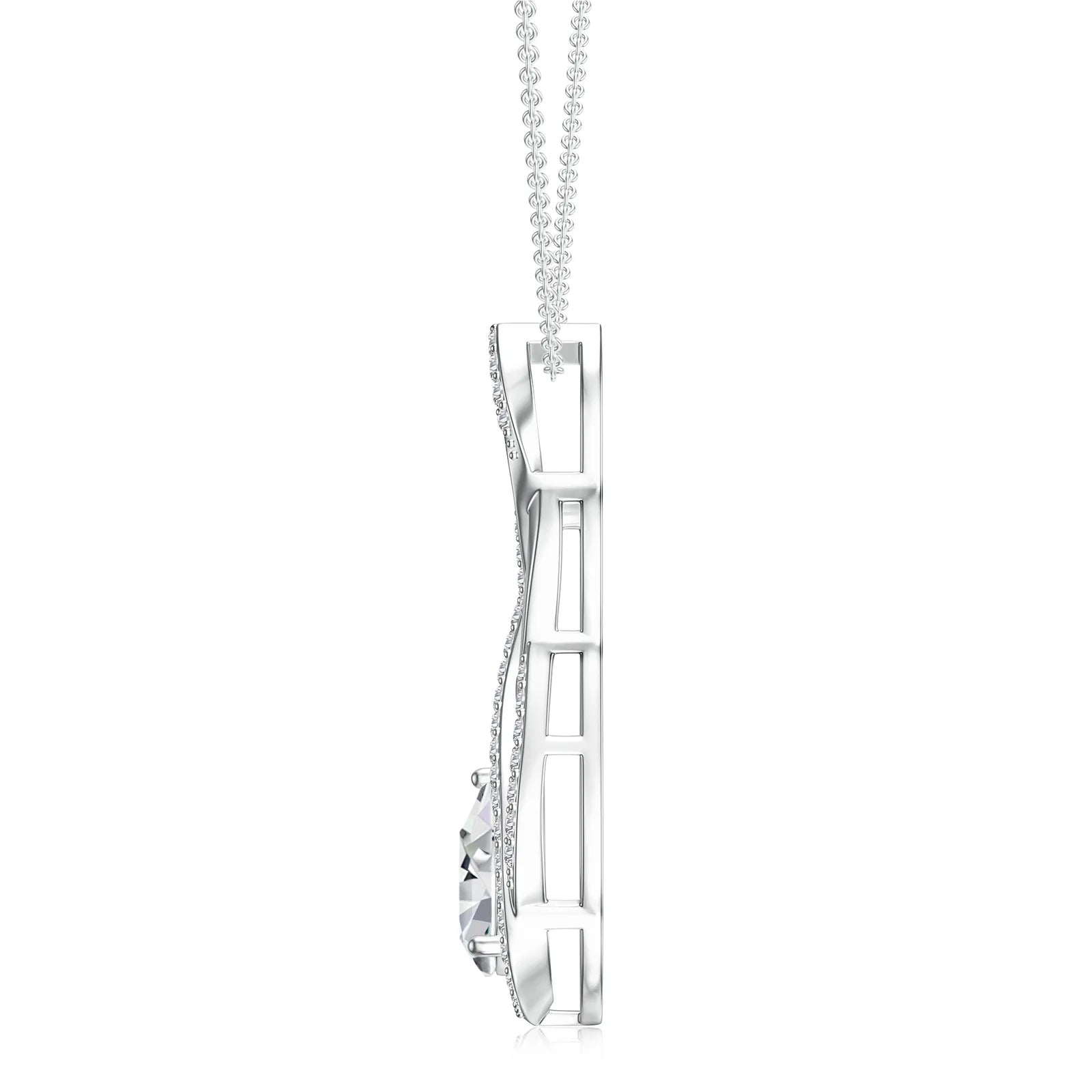 18K White Gold Vermeil
