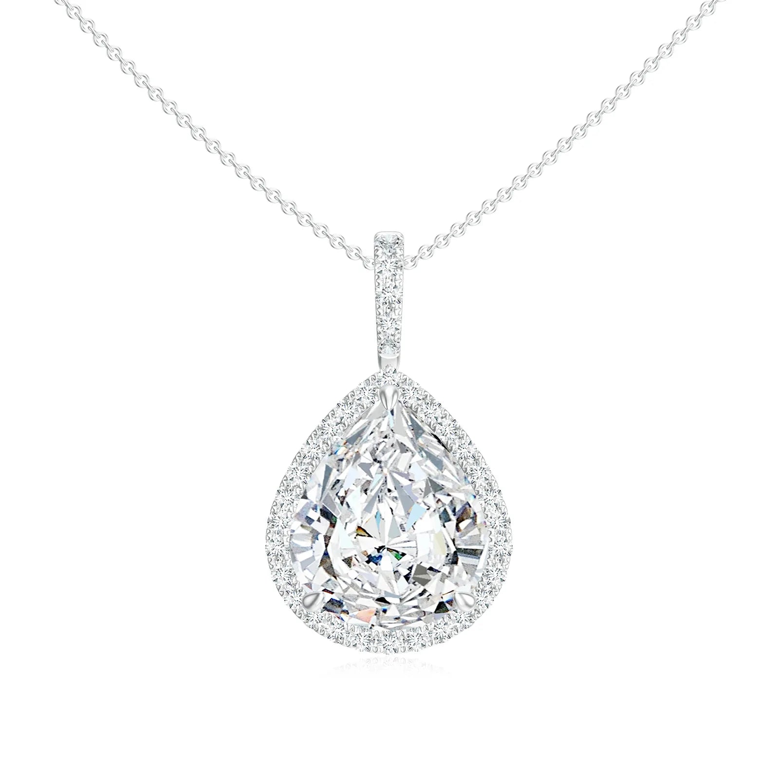 18K White Gold Vermeil