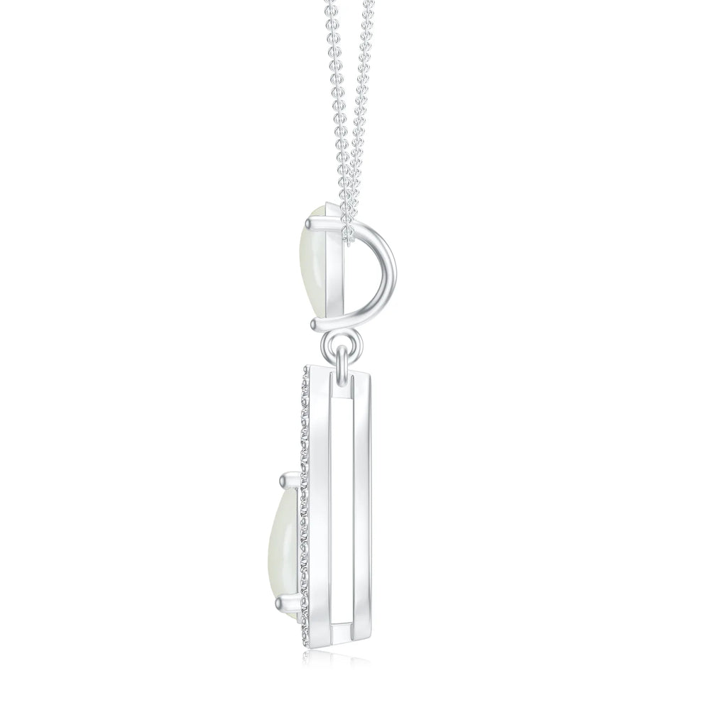 18K White Gold Vermeil