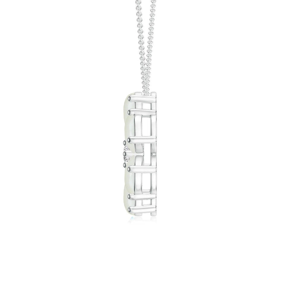 18K White Gold Vermeil