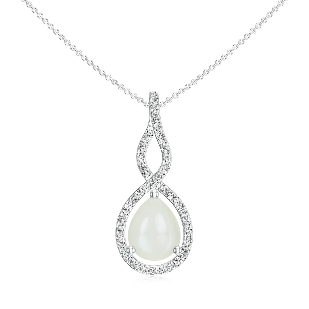 18K White Gold Vermeil