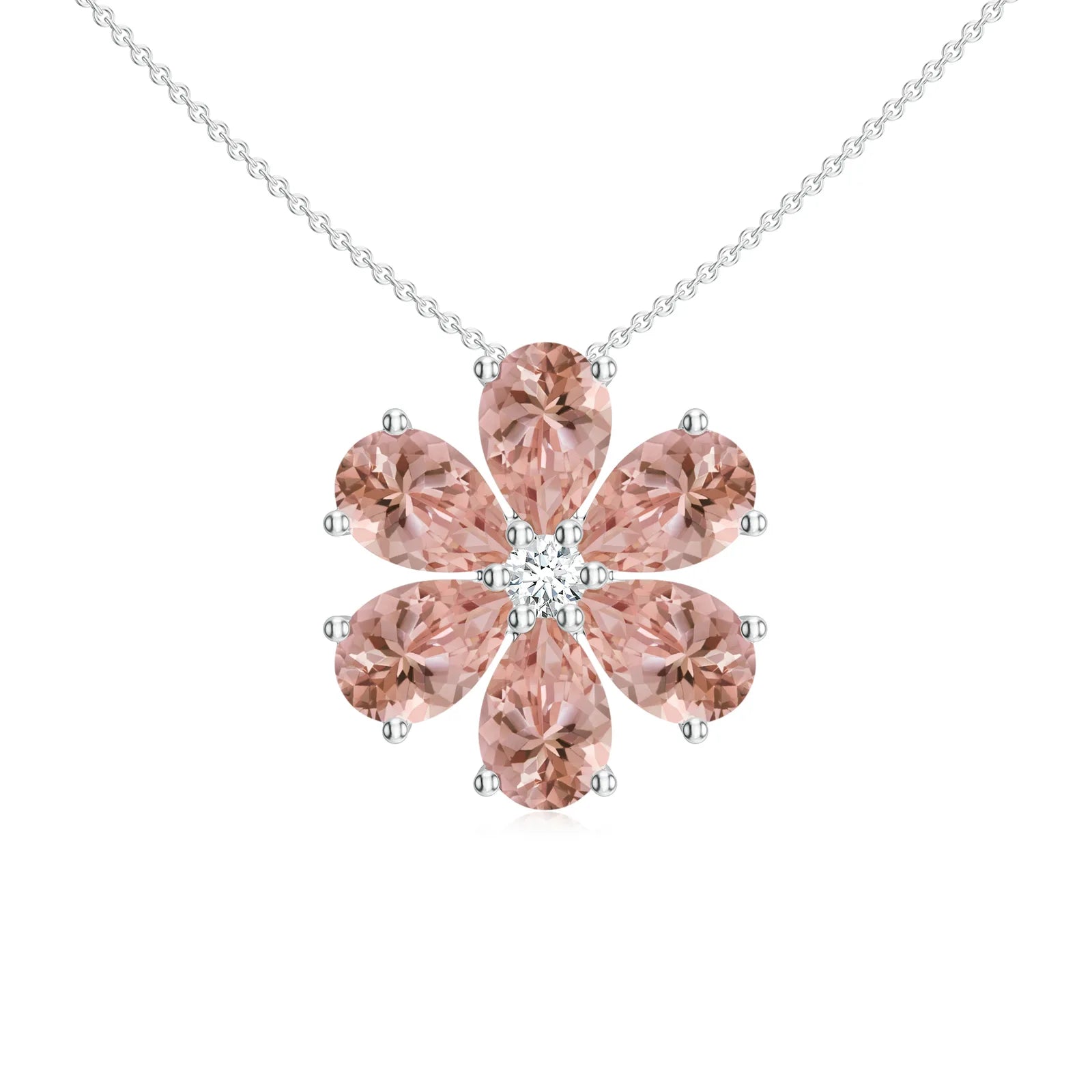 18K White Gold Vermeil
