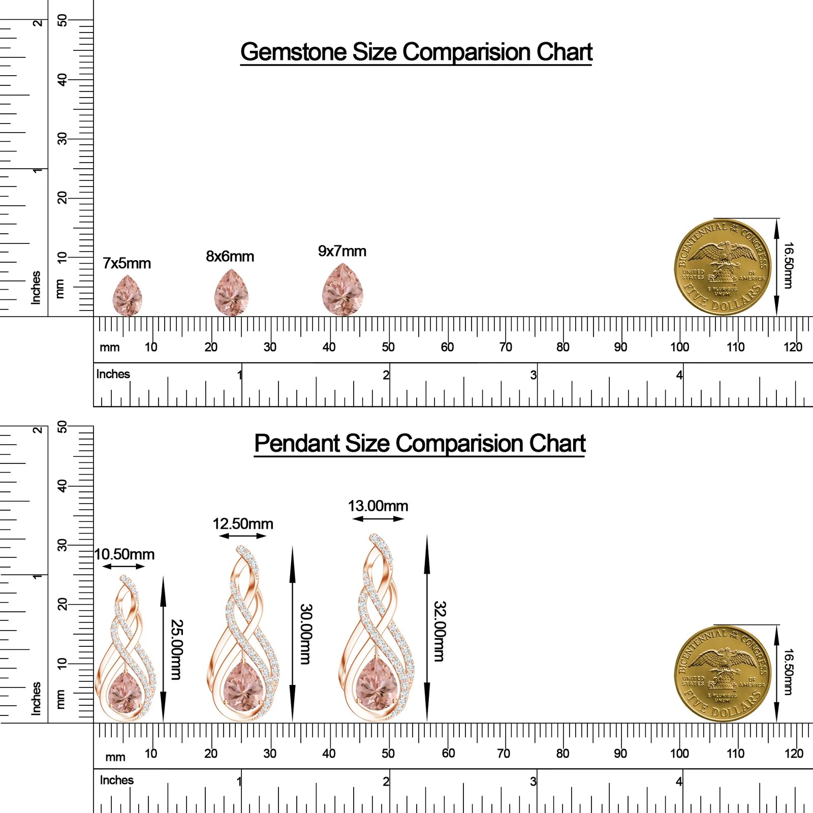 18K Rose Gold Vermeil