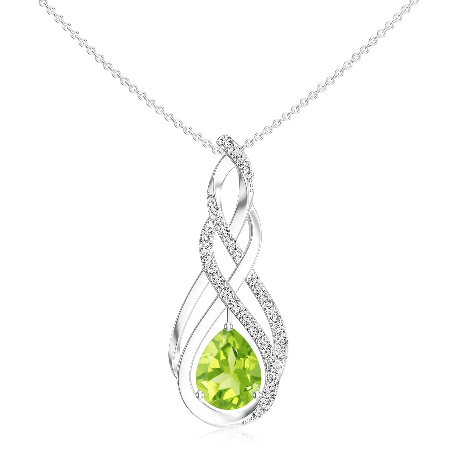 18K White Gold Vermeil