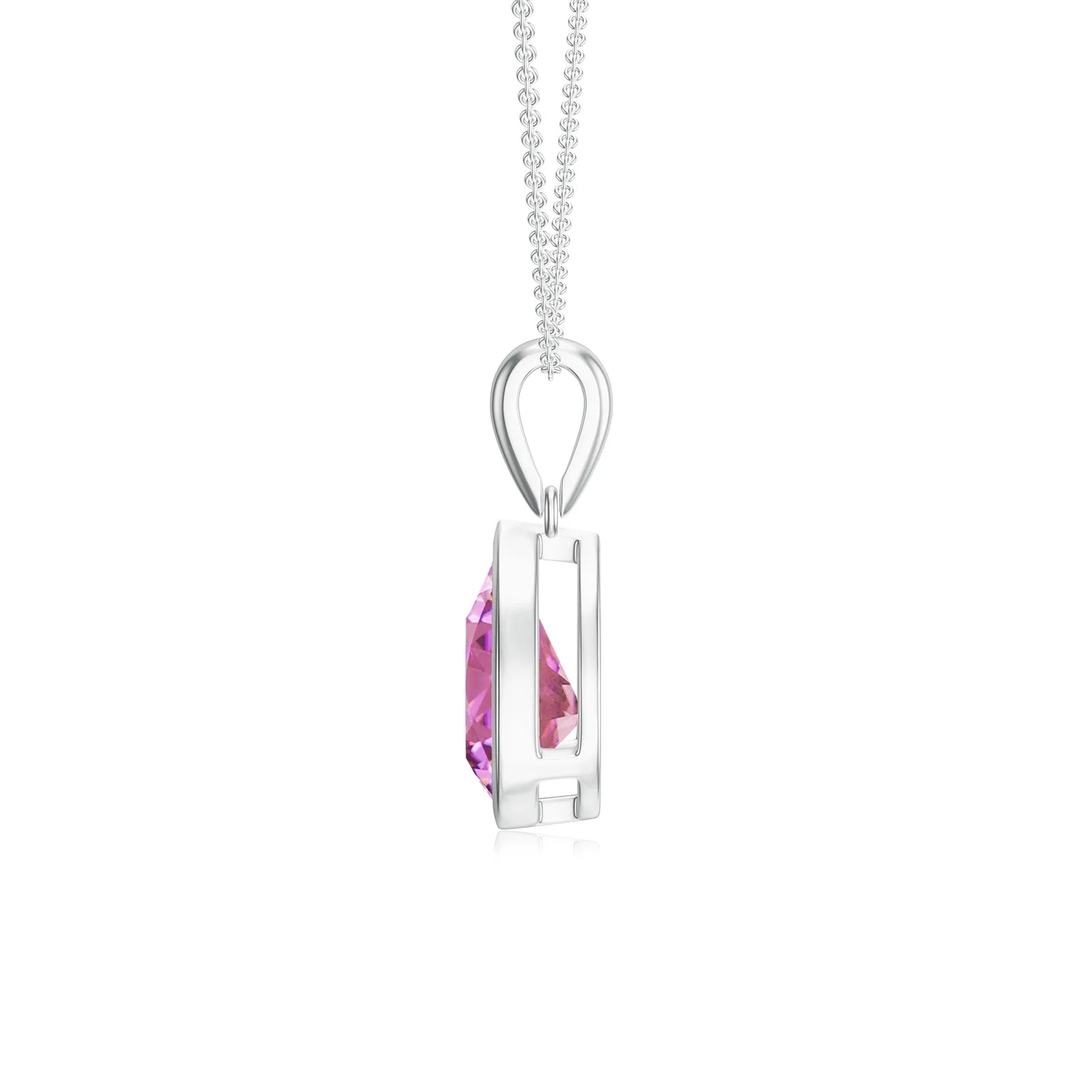 18K White Gold Vermeil