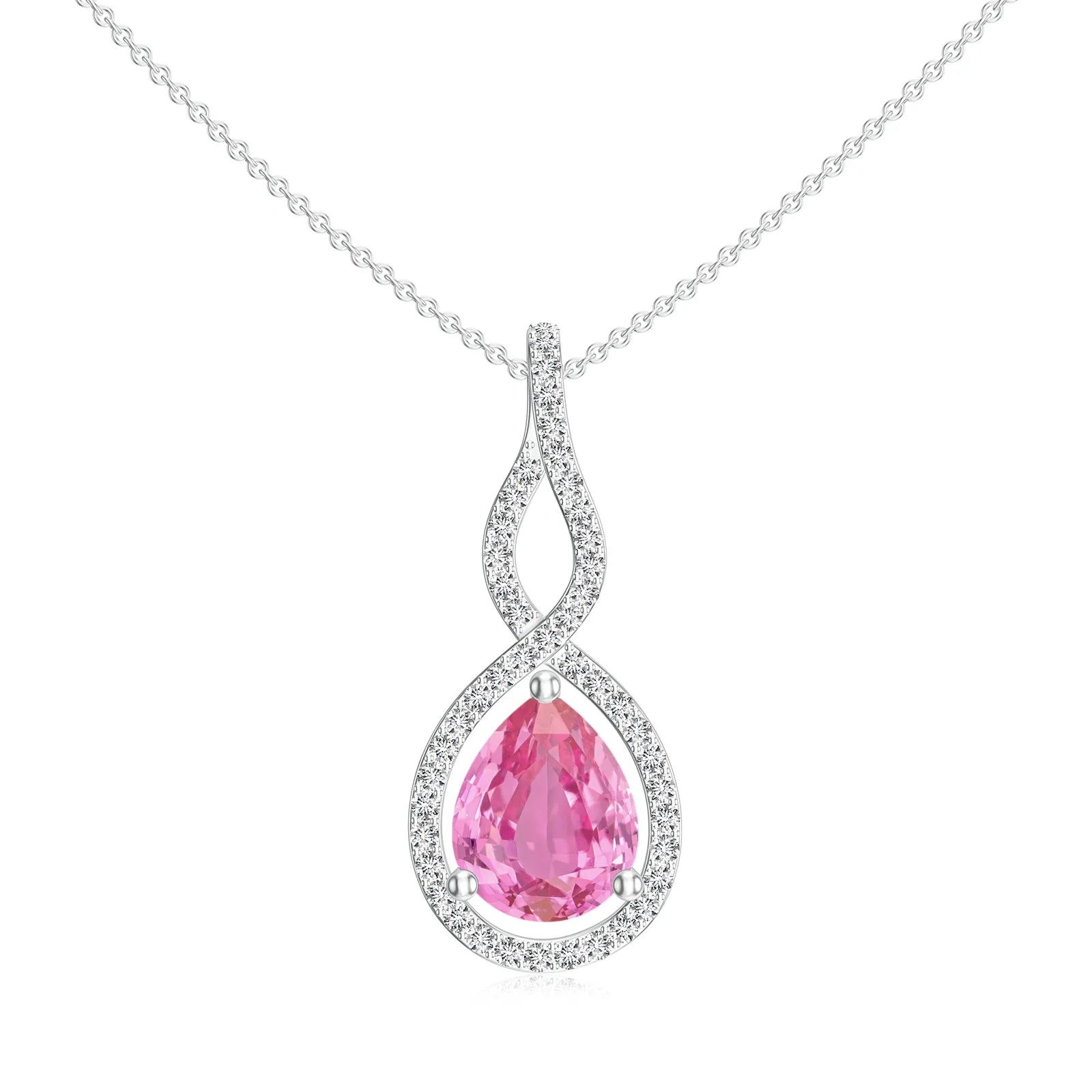 18K White Gold Vermeil