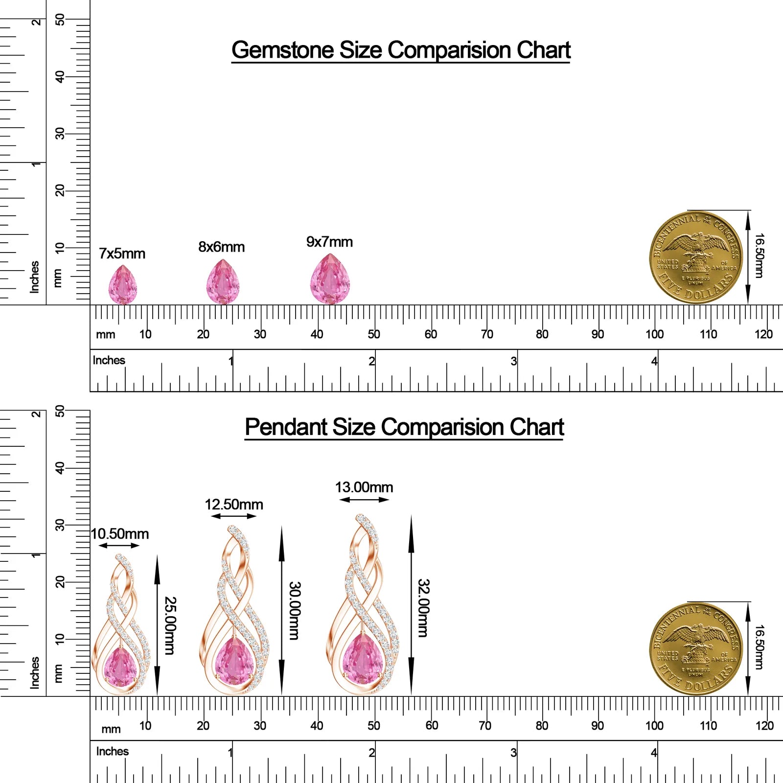 18K Rose Gold Vermeil