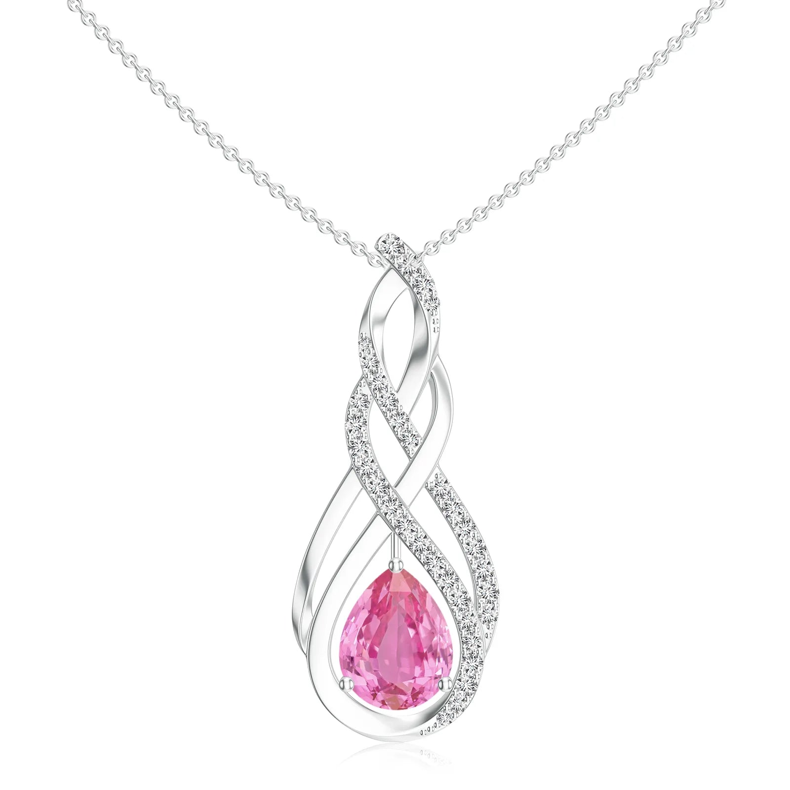 18K White Gold Vermeil