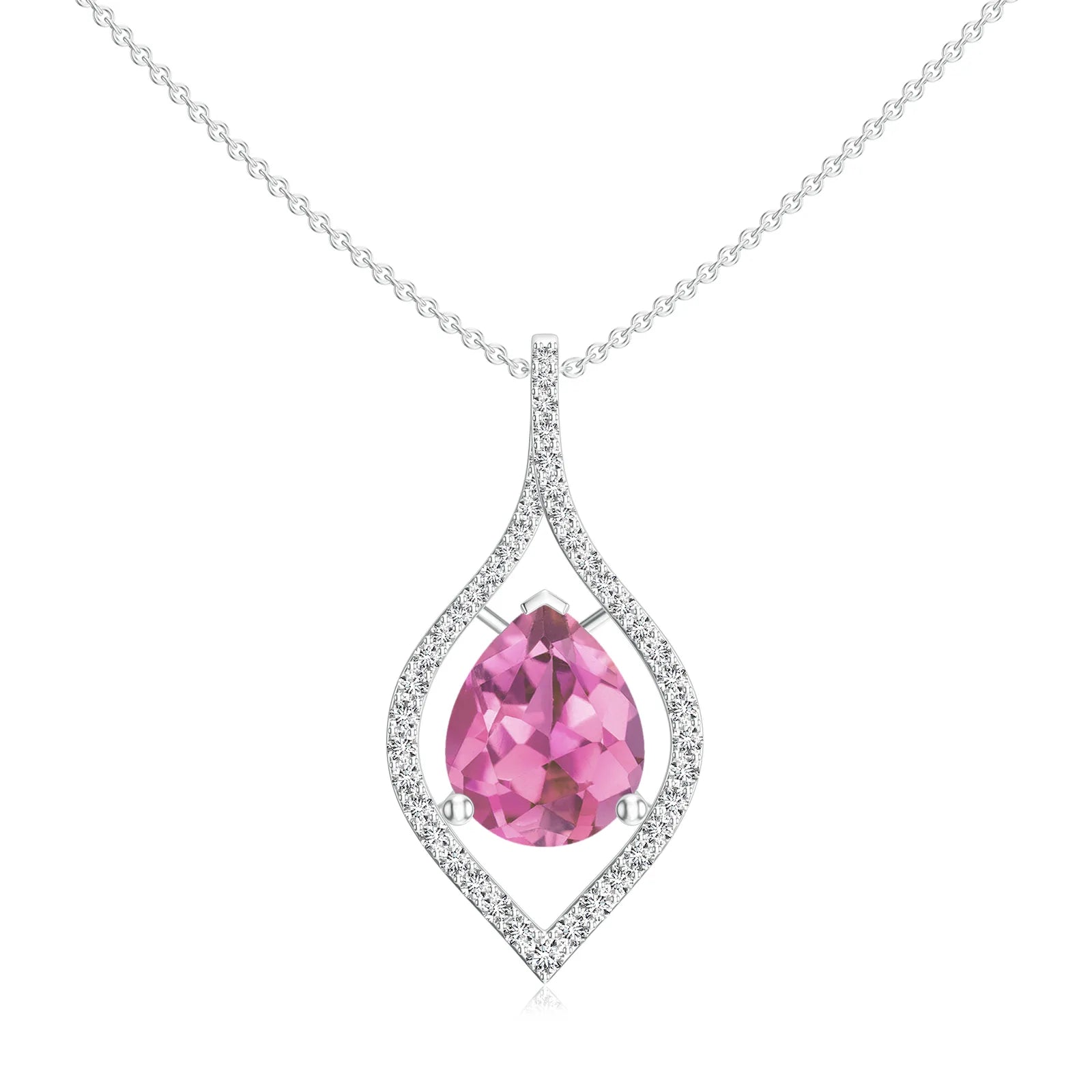 18K White Gold Vermeil