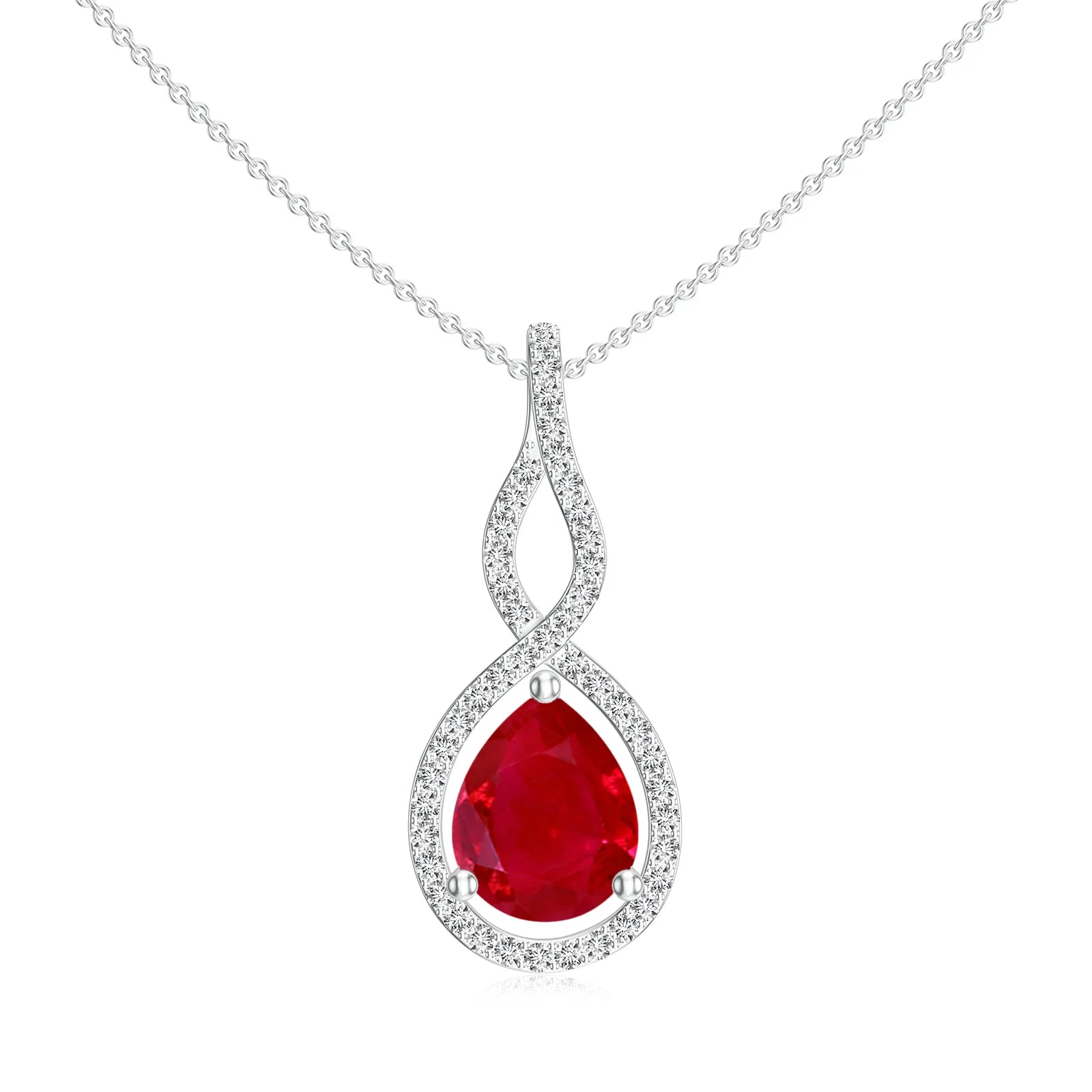 18K White Gold Vermeil