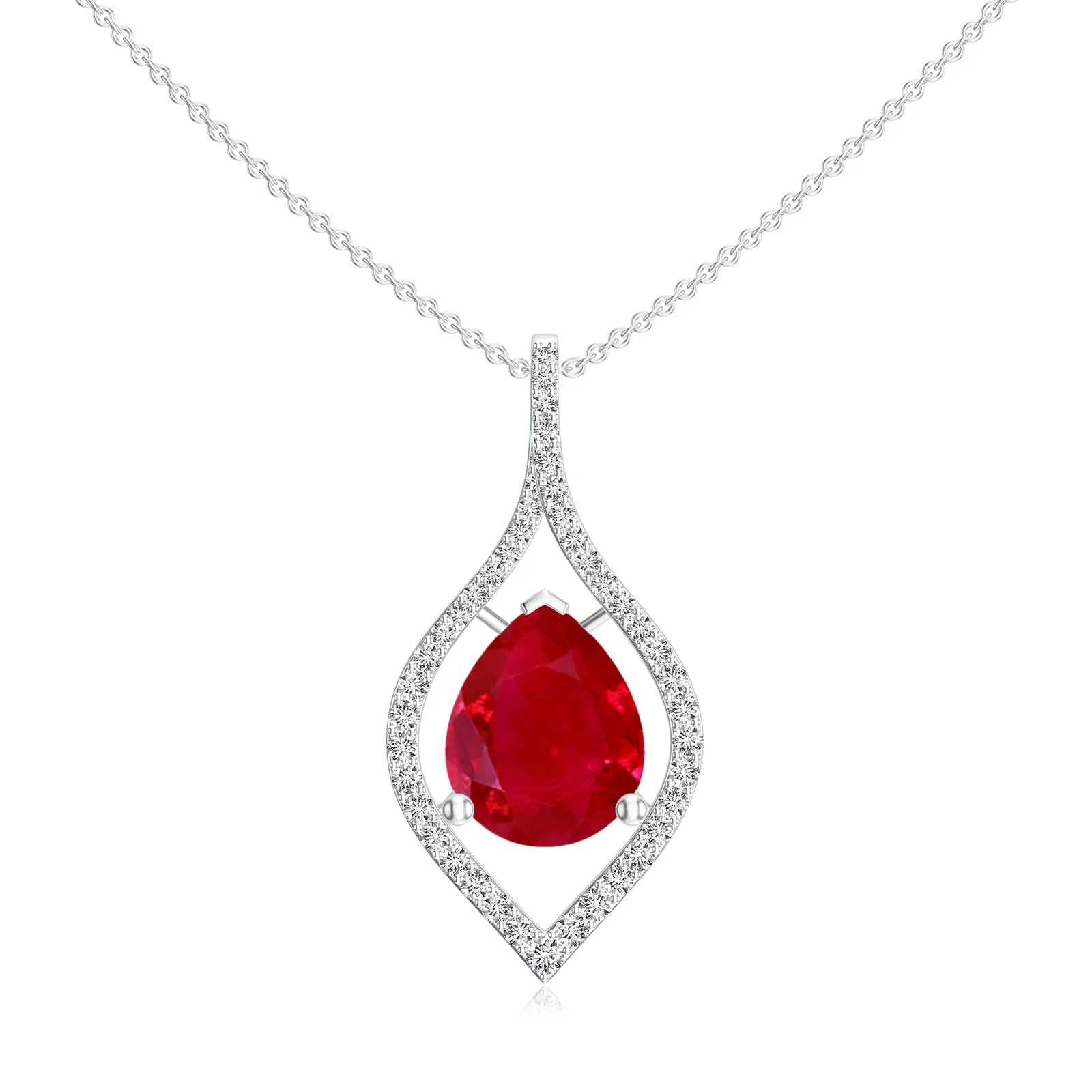 18K White Gold Vermeil