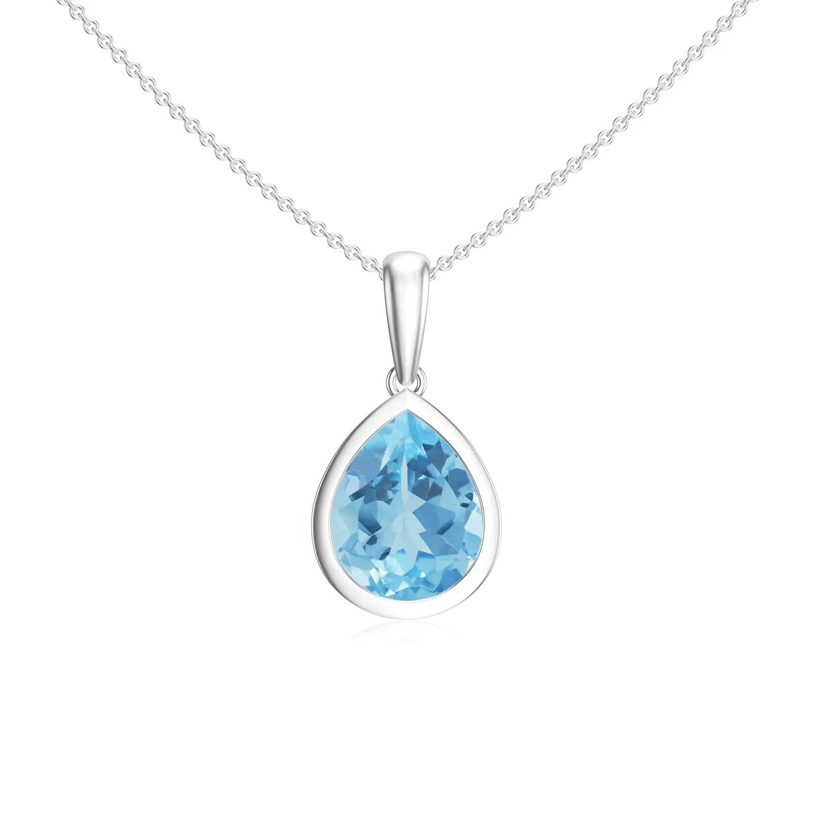 18K White Gold Vermeil