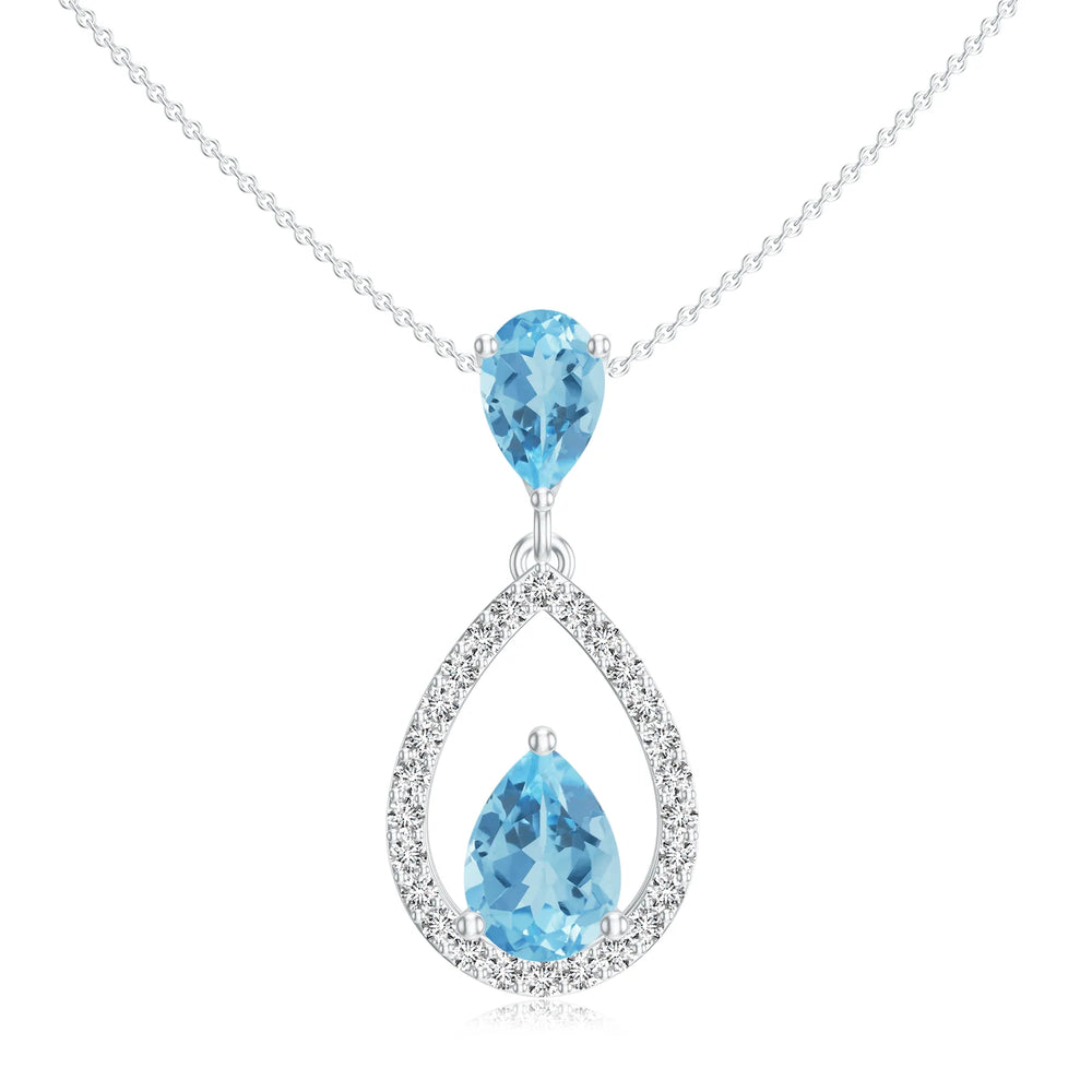 18K White Gold Vermeil