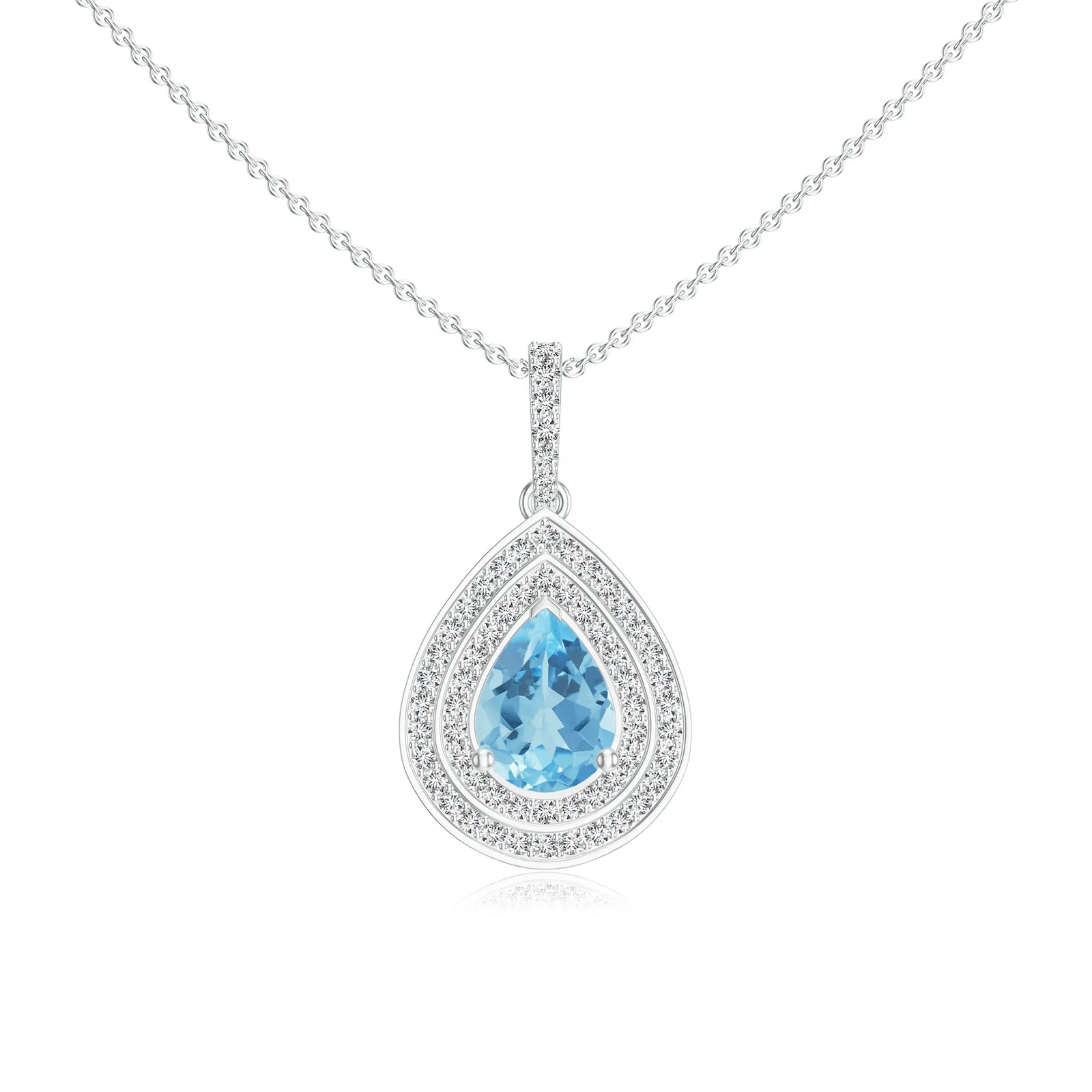 18K White Gold Vermeil