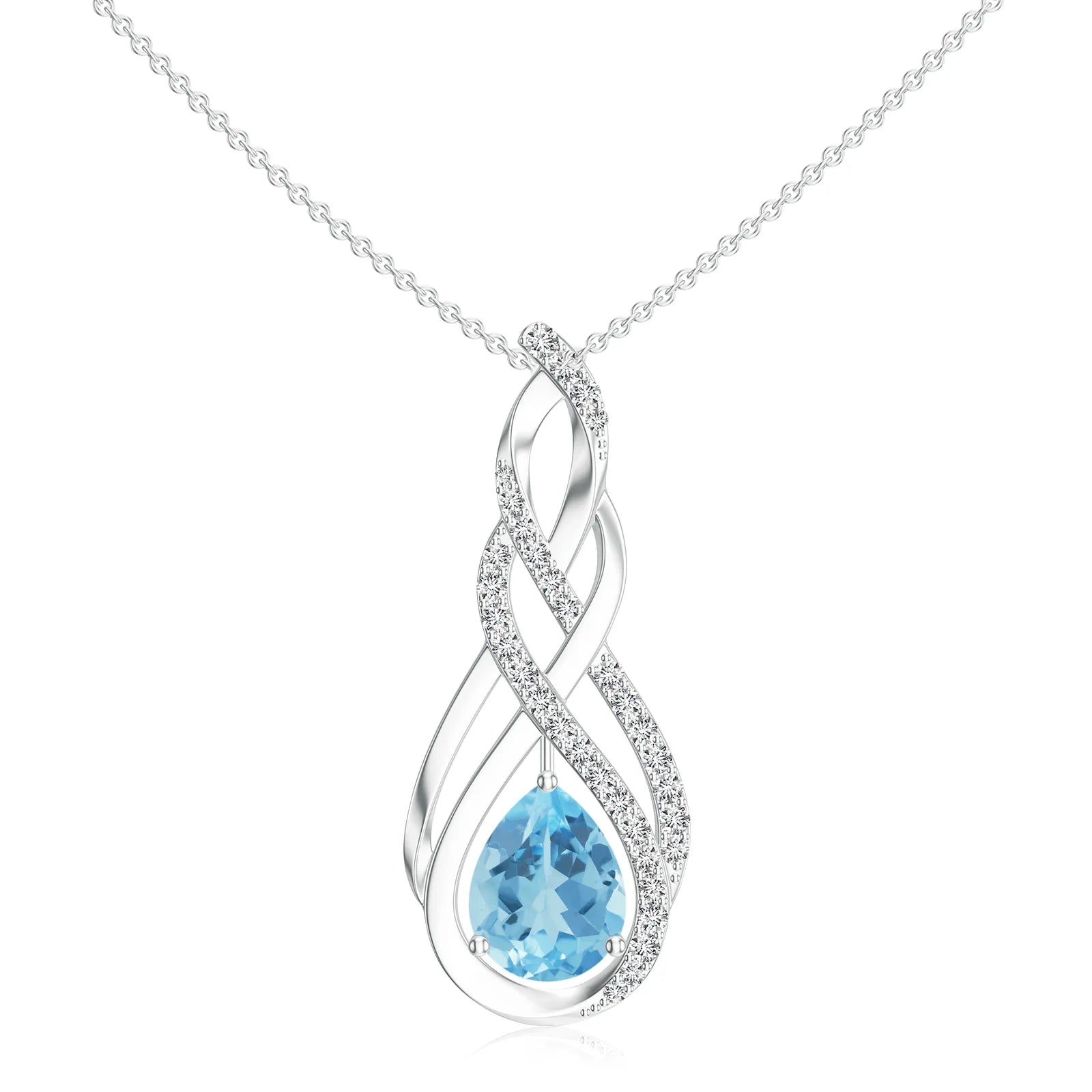 18K White Gold Vermeil