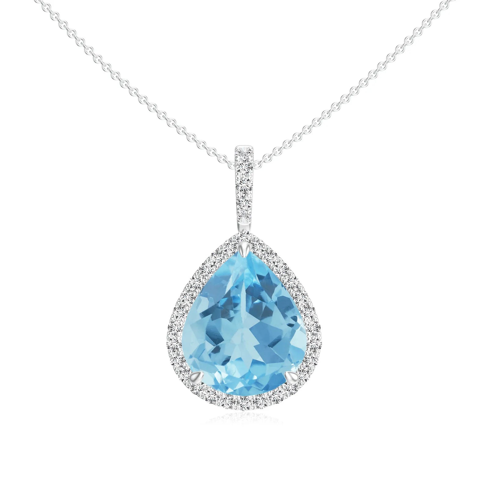 18K White Gold Vermeil