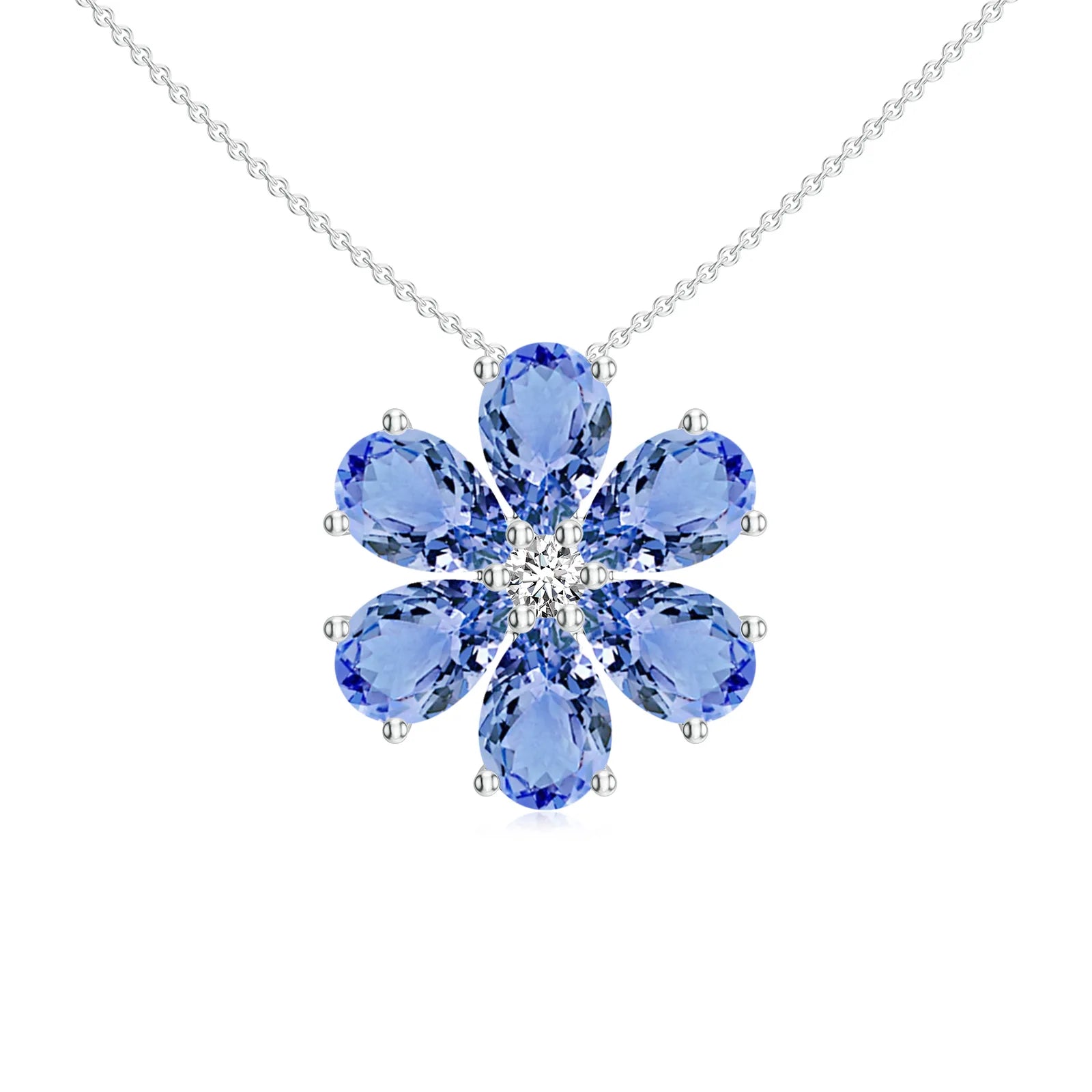 18K White Gold Vermeil