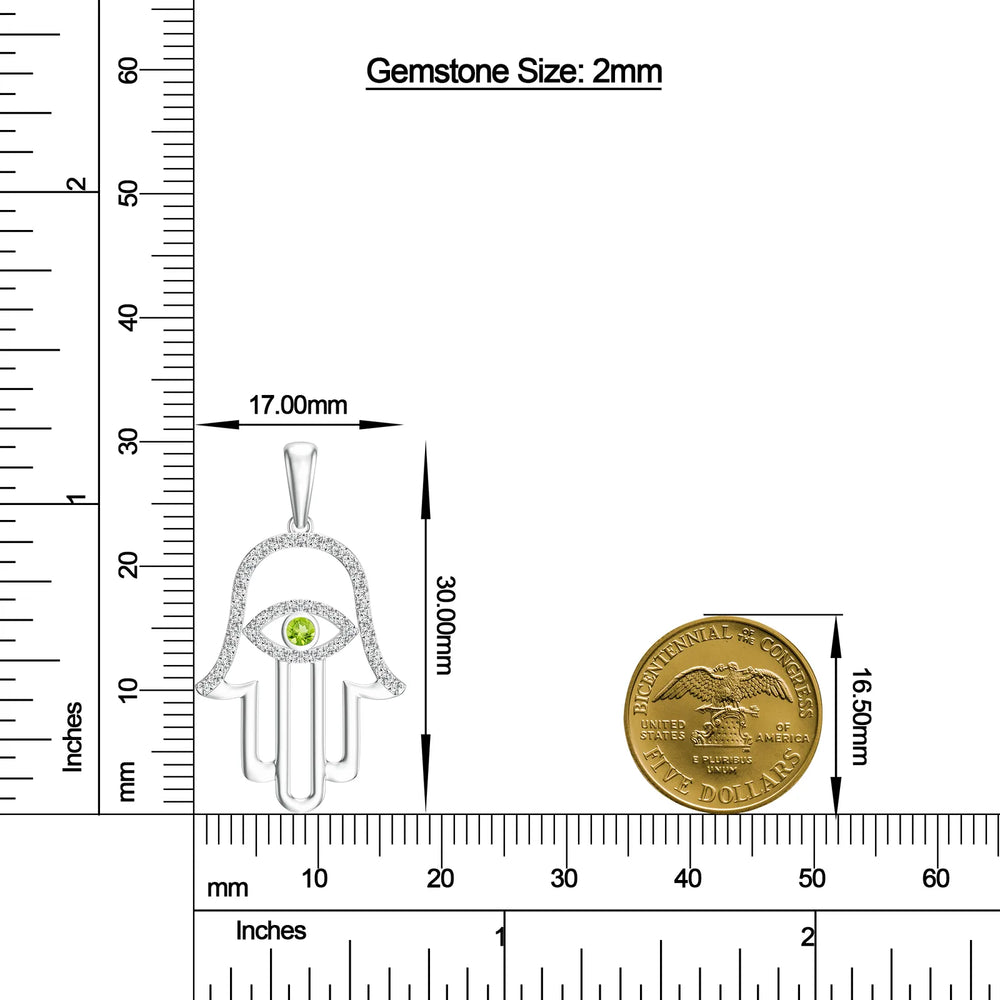 18K White Gold Vermeil