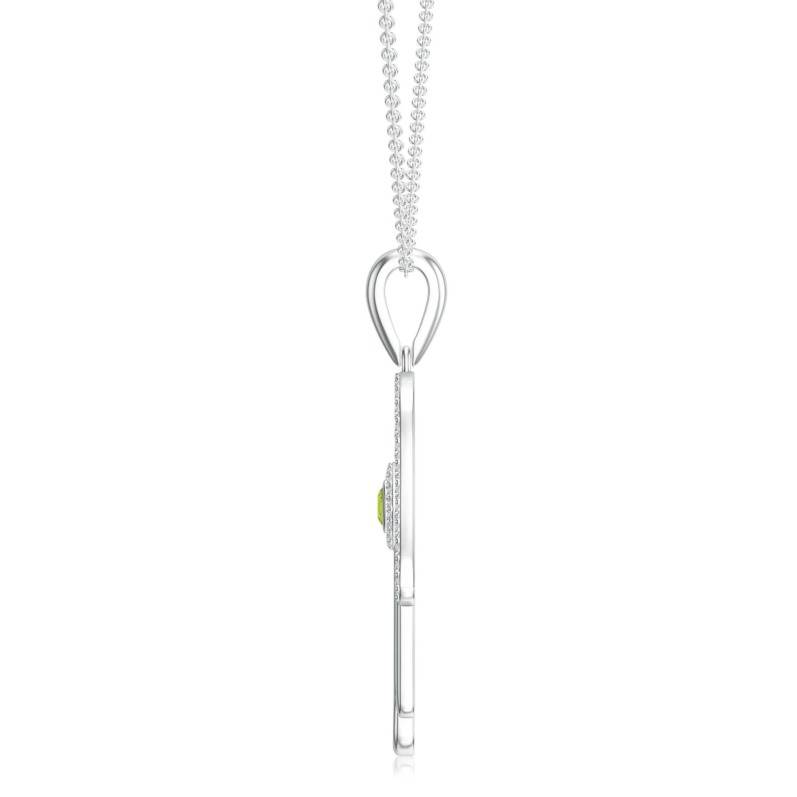 18K White Gold Vermeil