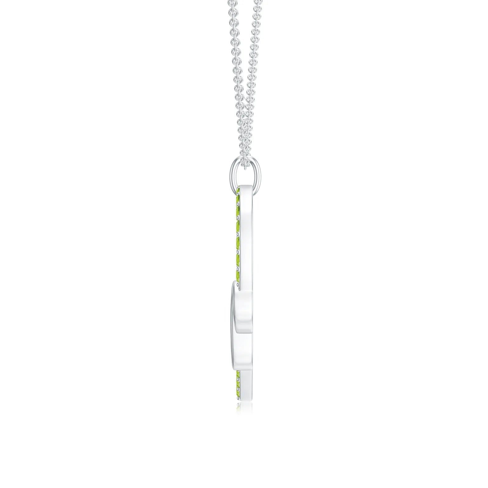 18K White Gold Vermeil
