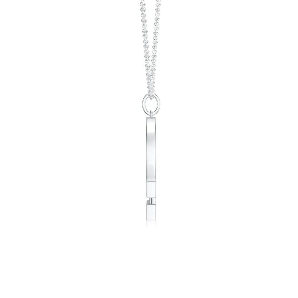 18K White Gold Vermeil