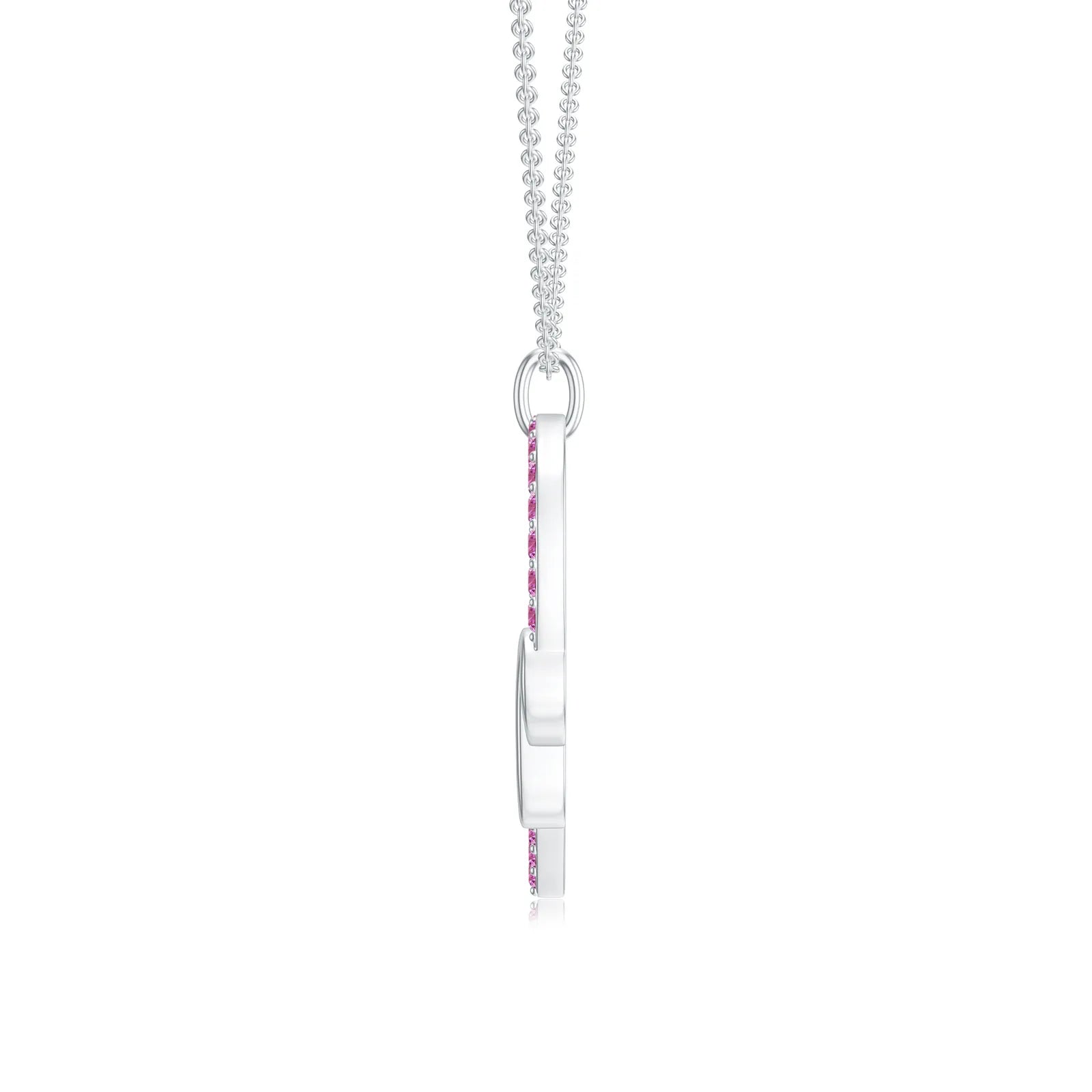 18K White Gold Vermeil