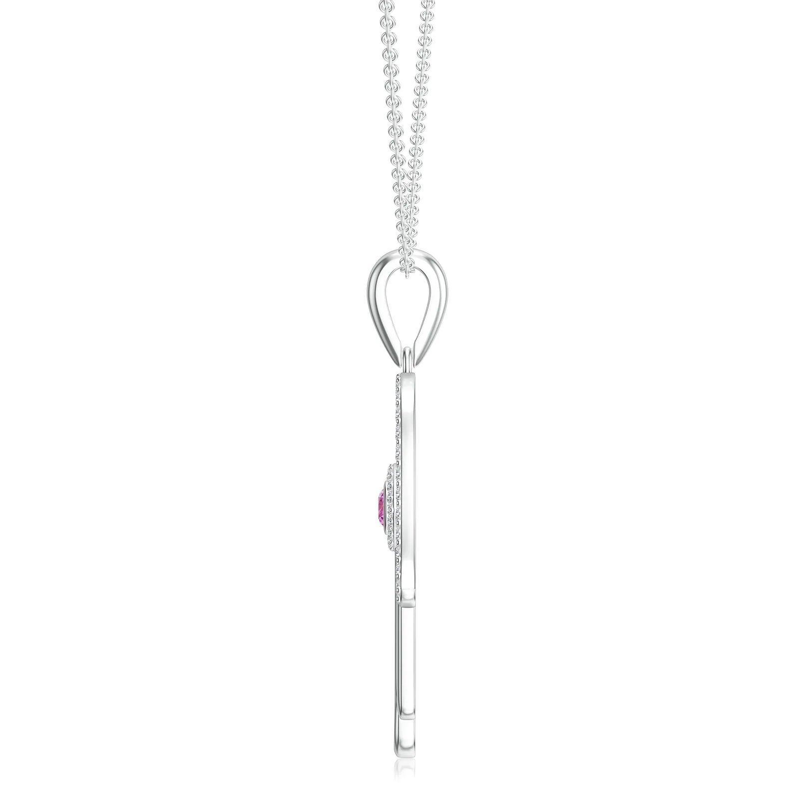 18K White Gold Vermeil